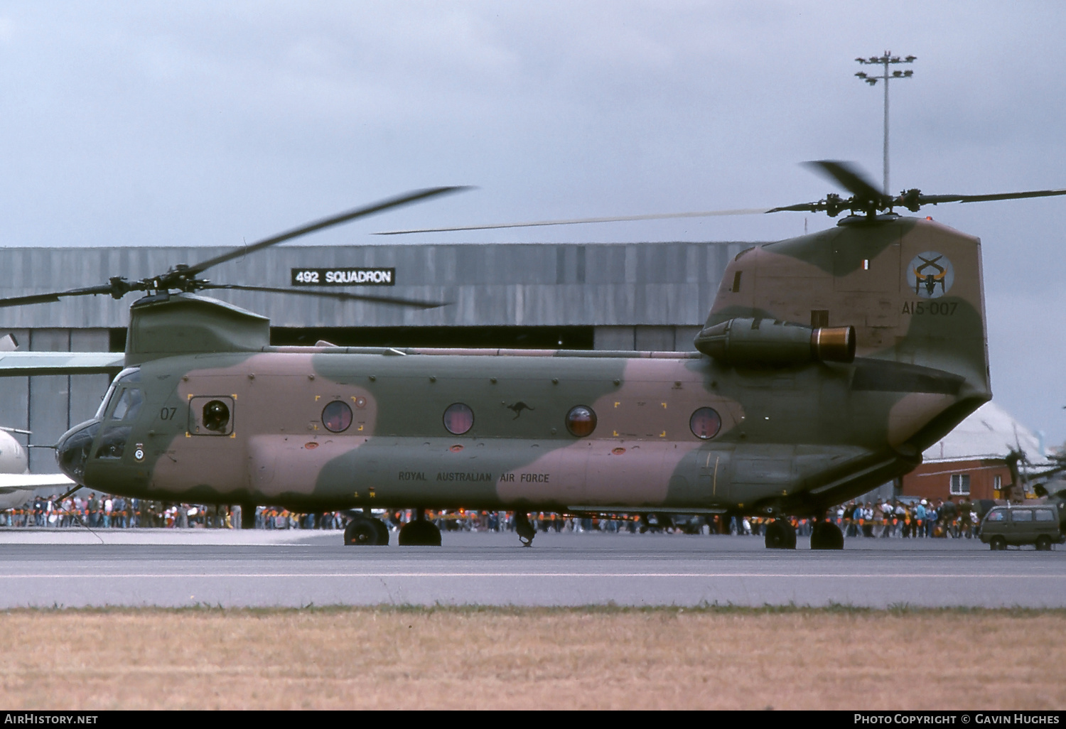 Aircraft Photo of A15-007 | Boeing Vertol CH-47C Chinook | Australia - Air Force | AirHistory.net #367824