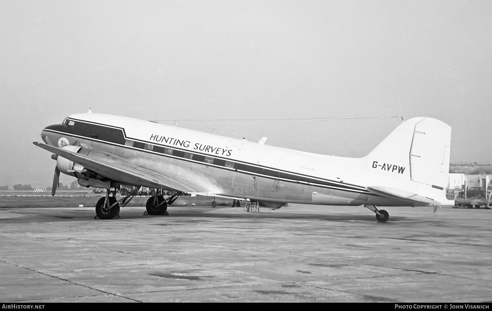 Aircraft Photo of G-AVPW | Douglas DC-3... | Hunting Surveys | AirHistory.net #367825