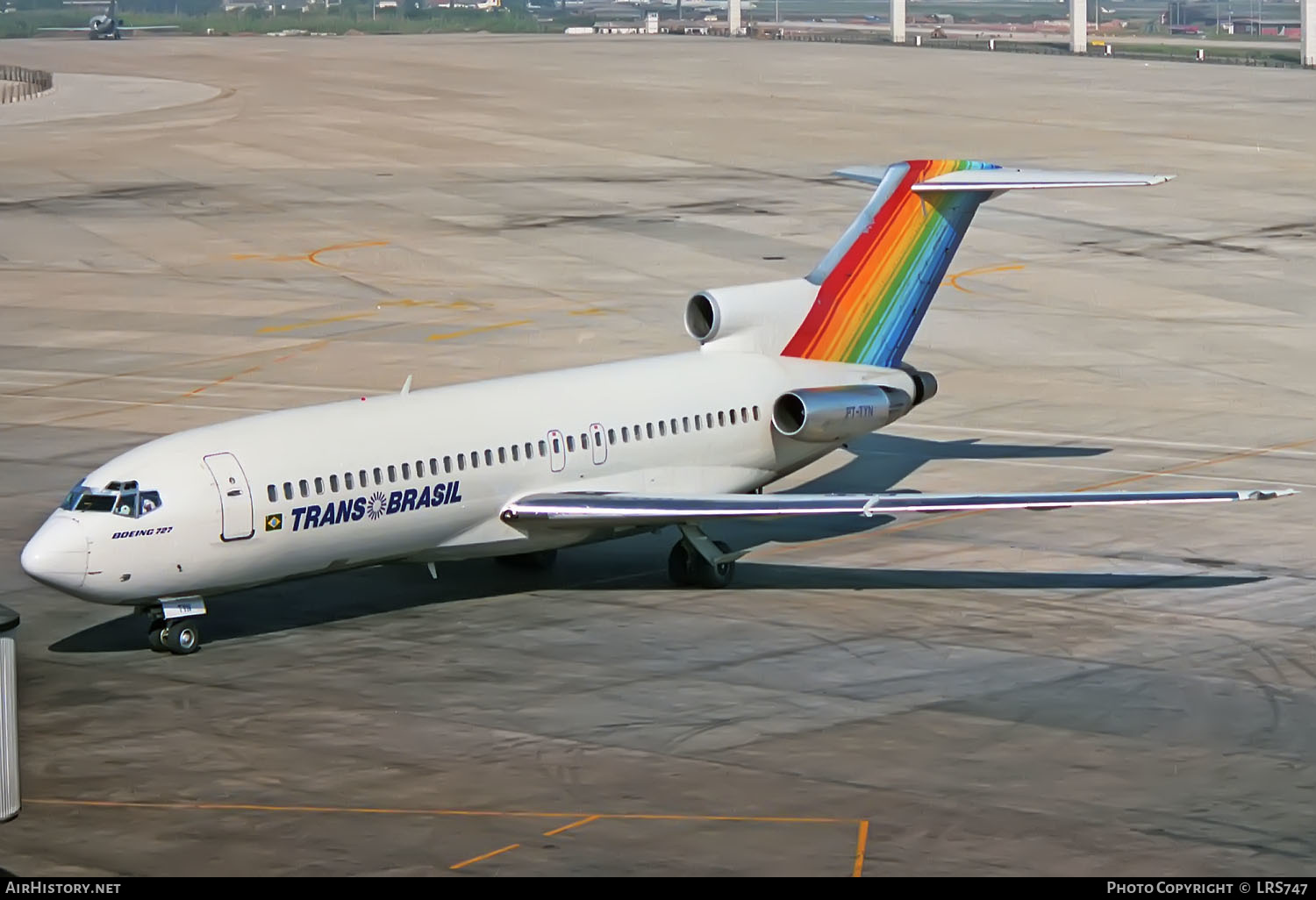 Aircraft Photo of PT-TYN | Boeing 727-162 | TransBrasil | AirHistory.net #367829