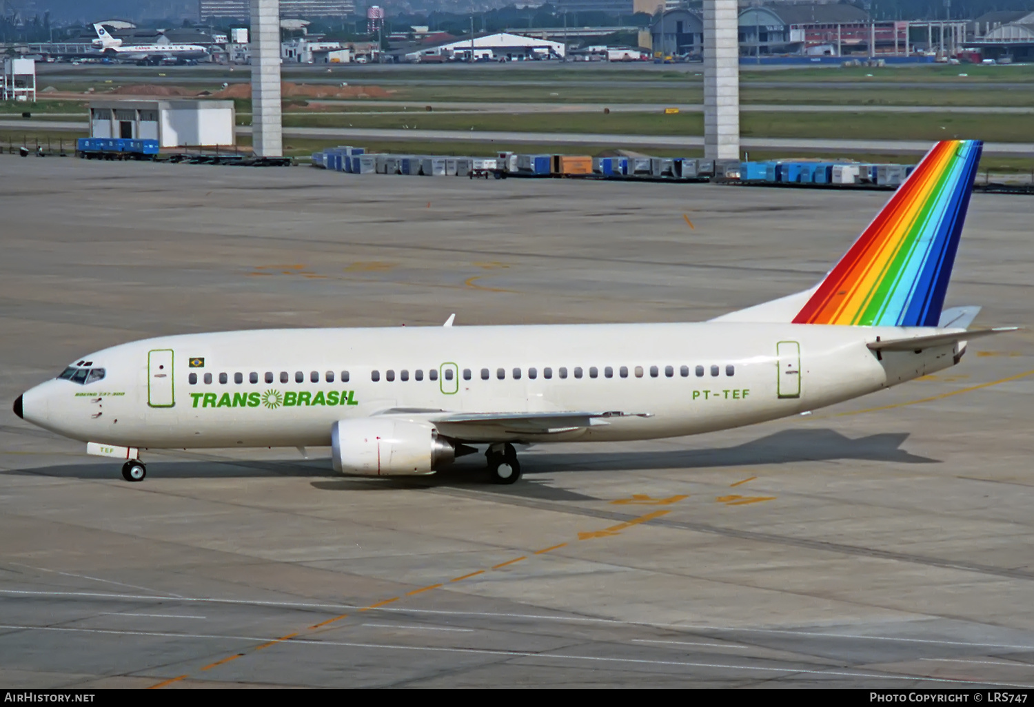 Aircraft Photo of PT-TEF | Boeing 737-3Q8 | TransBrasil | AirHistory.net #367852