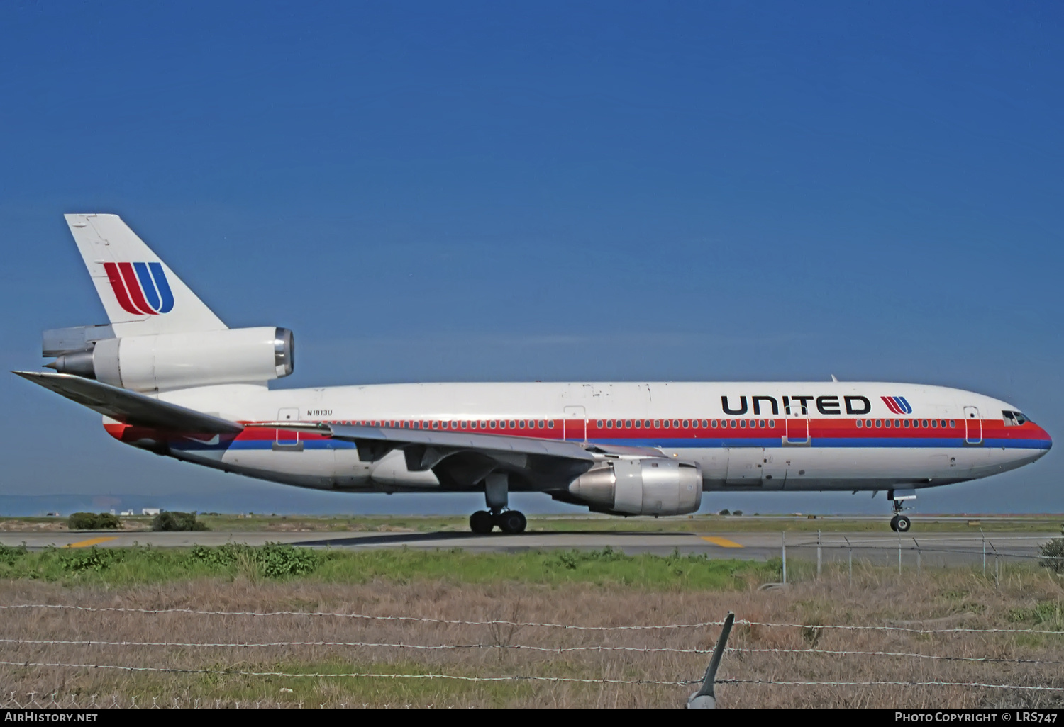 Aircraft Photo of N1813U | McDonnell Douglas DC-10-10 | United Airlines | AirHistory.net #367864