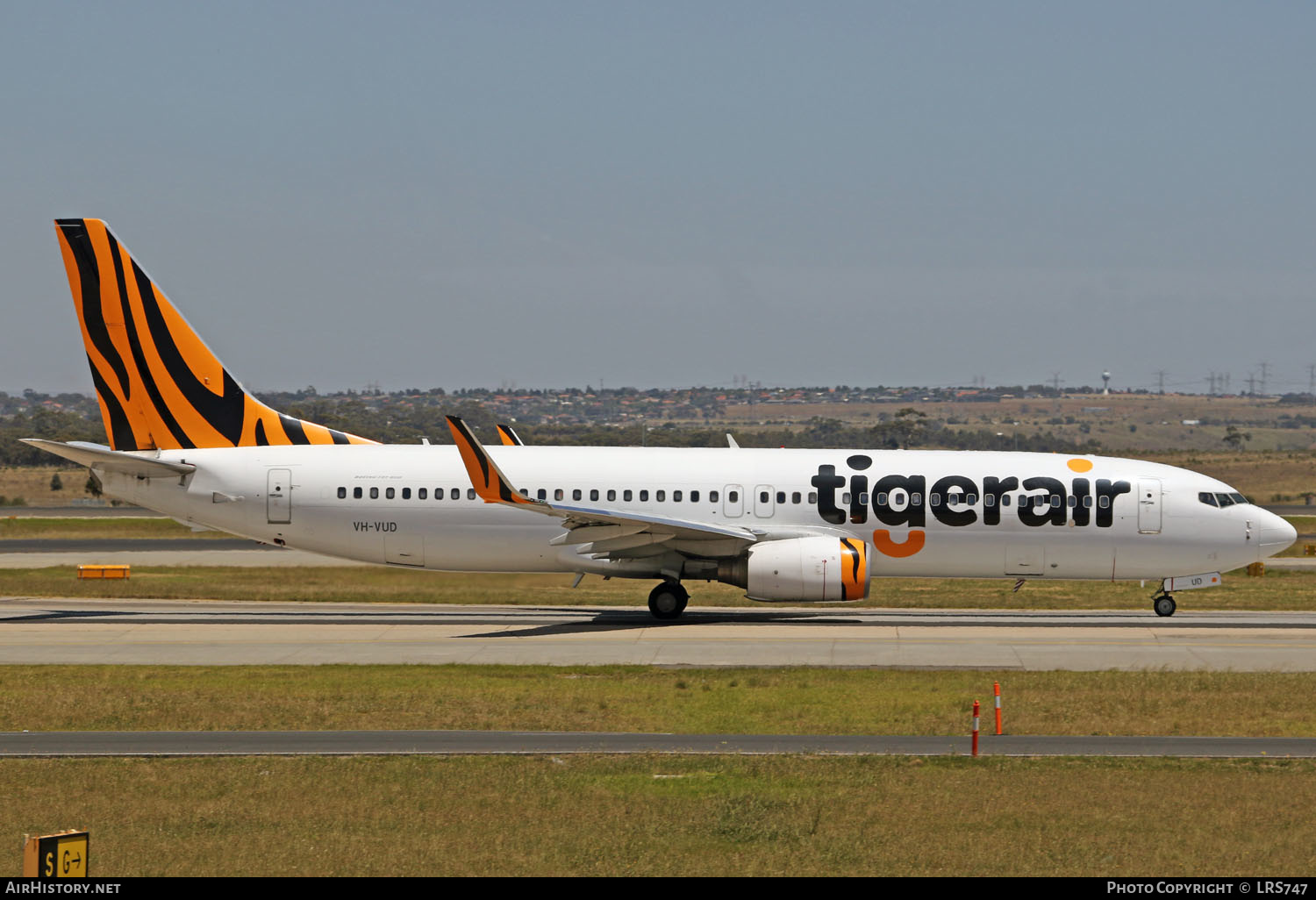 Aircraft Photo of VH-VUD | Boeing 737-8FE | Tigerair | AirHistory.net #367888
