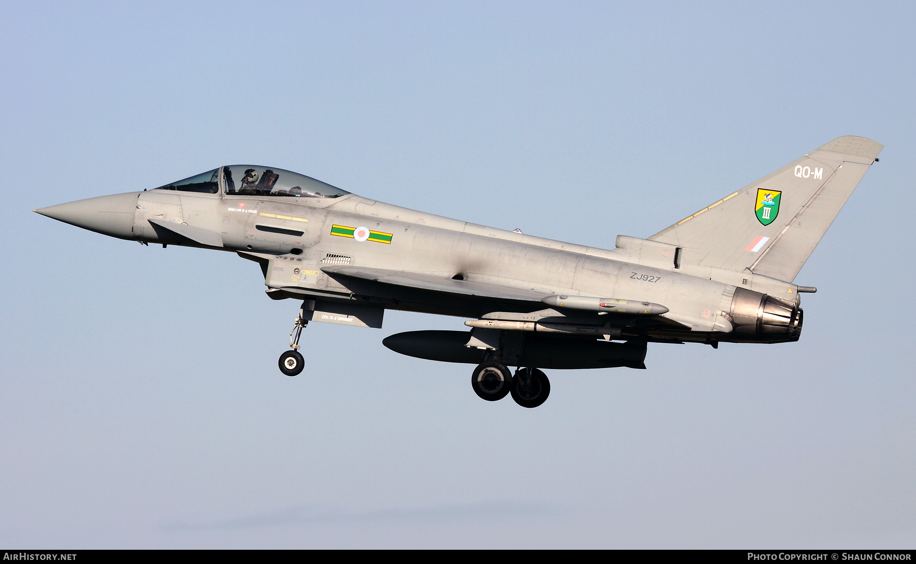 Aircraft Photo of ZJ927 | Eurofighter EF-2000 Typhoon F2 | UK - Air Force | AirHistory.net #367894