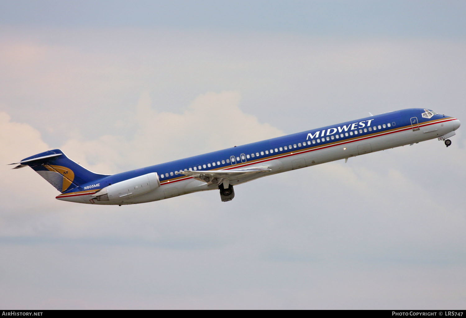 Aircraft Photo of N805ME | McDonnell Douglas MD-81 (DC-9-81) | Midwest Airlines | AirHistory.net #367947