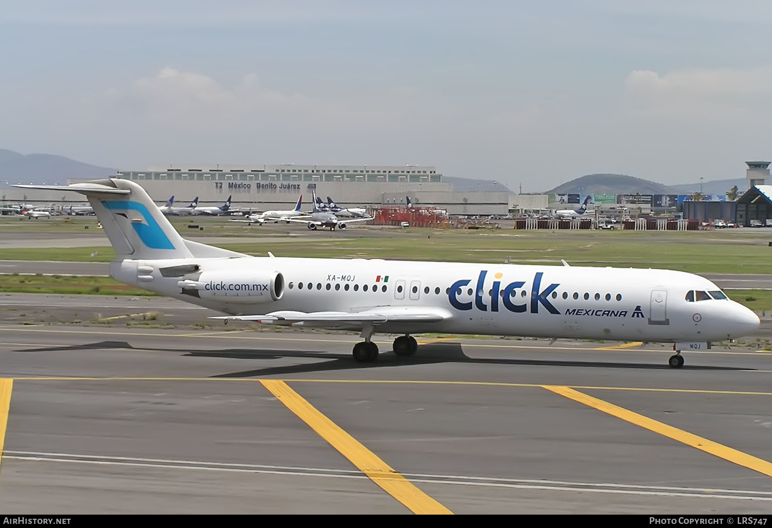 Aircraft Photo of XA-MQJ | Fokker 100 (F28-0100) | Click Mexicana | AirHistory.net #367949