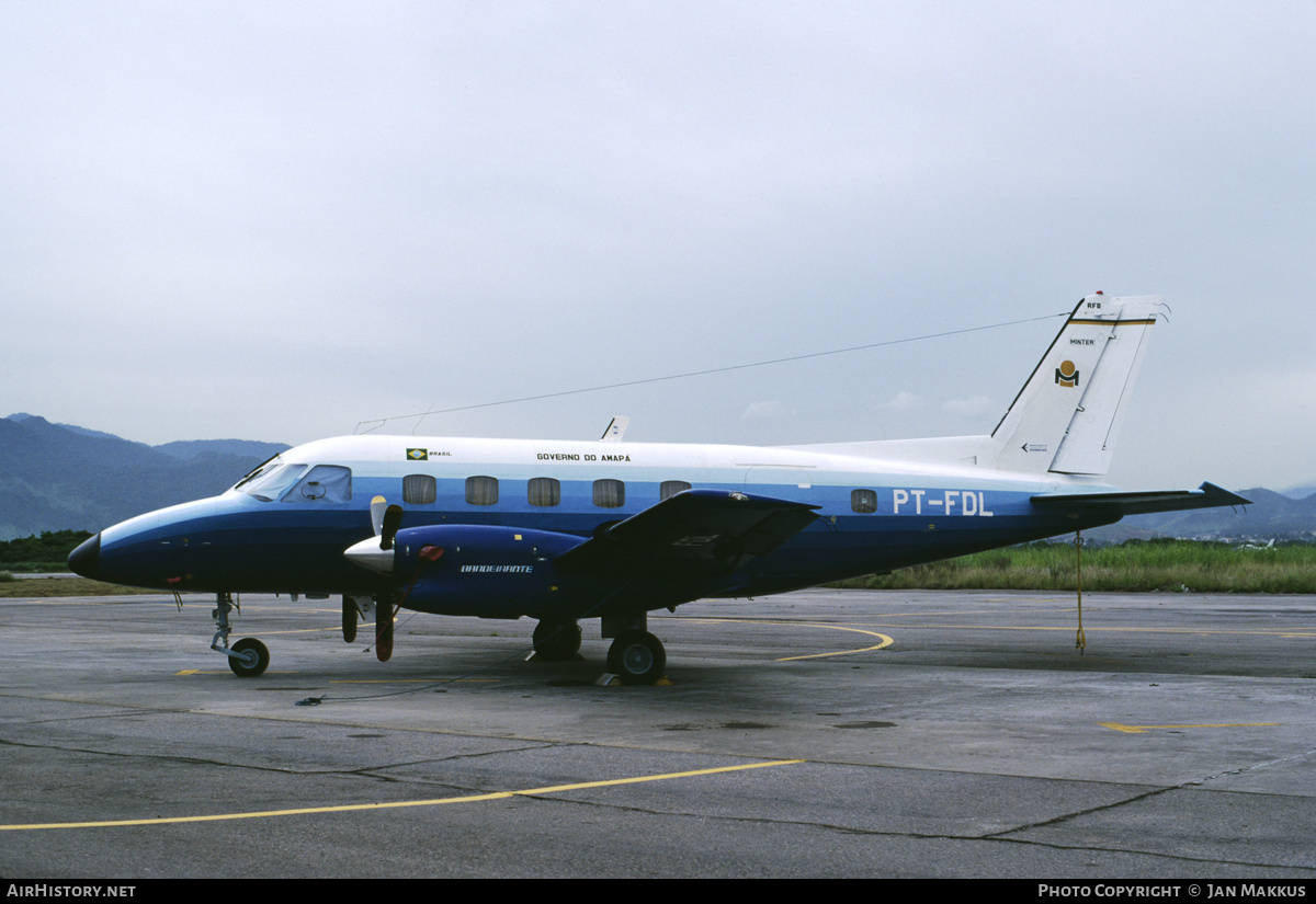 Aircraft Photo of PT-FDL | Embraer EMB-110 Bandeirante | Governo do Amapá | AirHistory.net #367950
