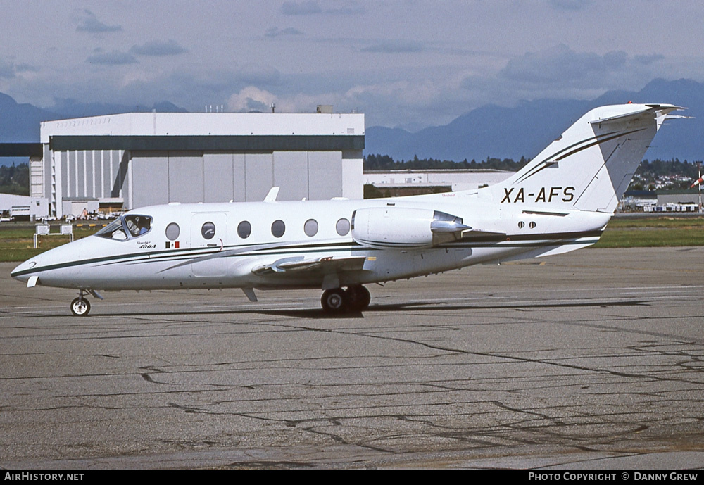 Aircraft Photo of XA-AFS | Beech Beechjet 400A | AirHistory.net #367961