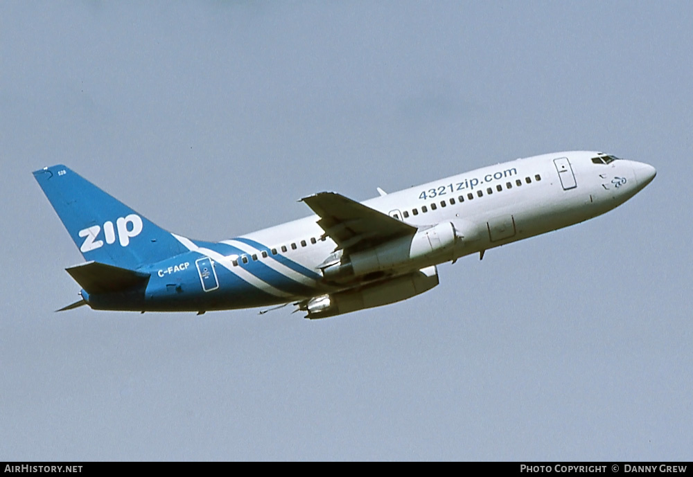 Aircraft Photo of C-FACP | Boeing 737-2L9/Adv | Zip Air | AirHistory.net #367962