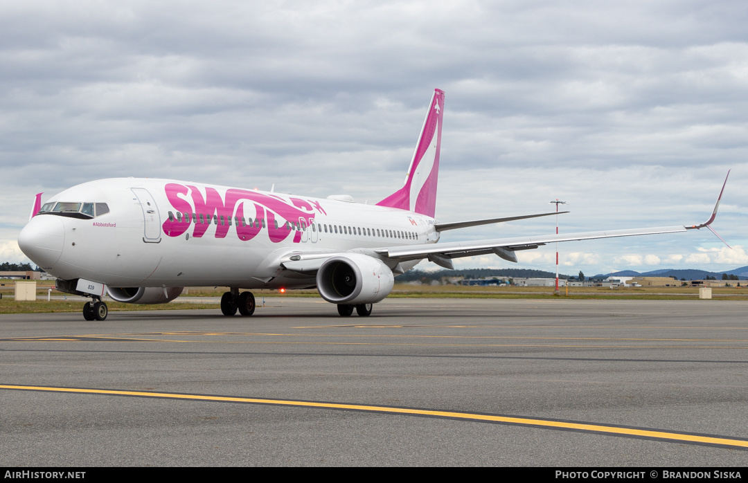 Aircraft Photo of C-FPLS | Boeing 737-8CT | Swoop | AirHistory.net #367966