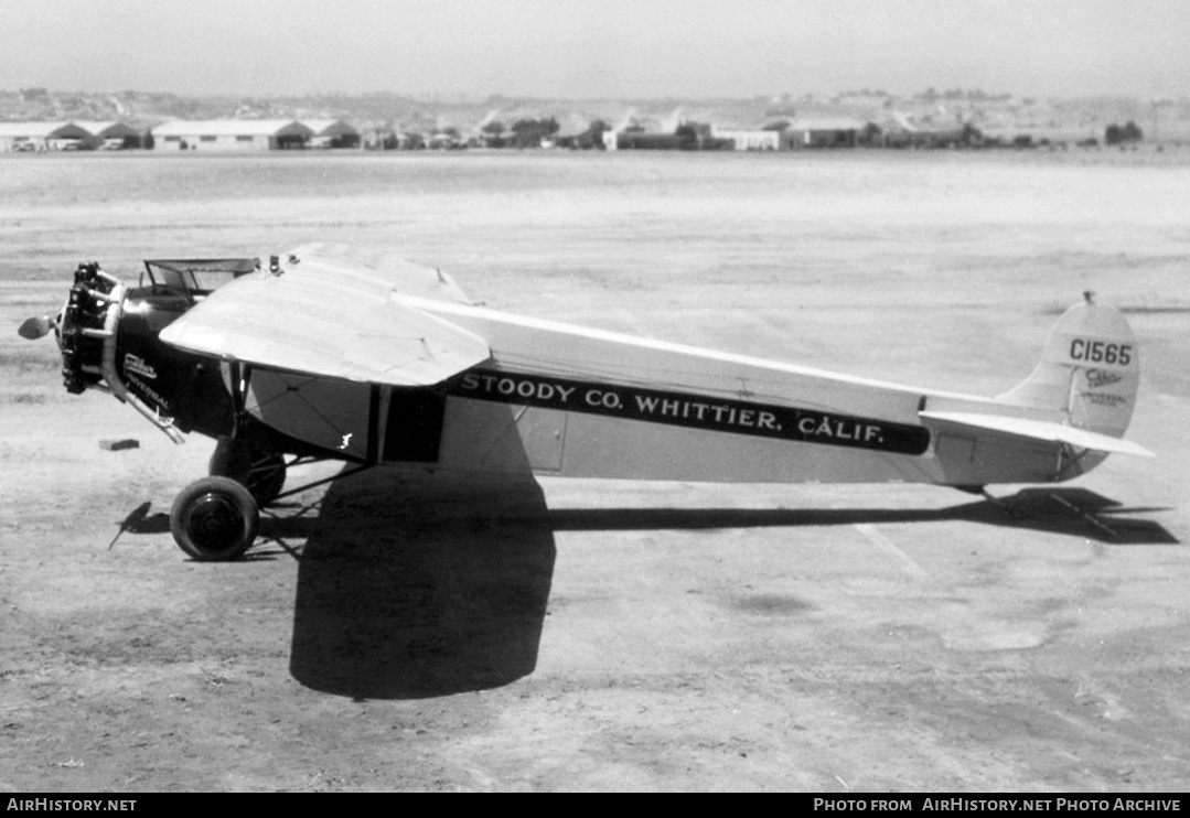 Aircraft Photo of NC1565 / C1565 | Fokker Universal Special | Stoody Co | AirHistory.net #367978