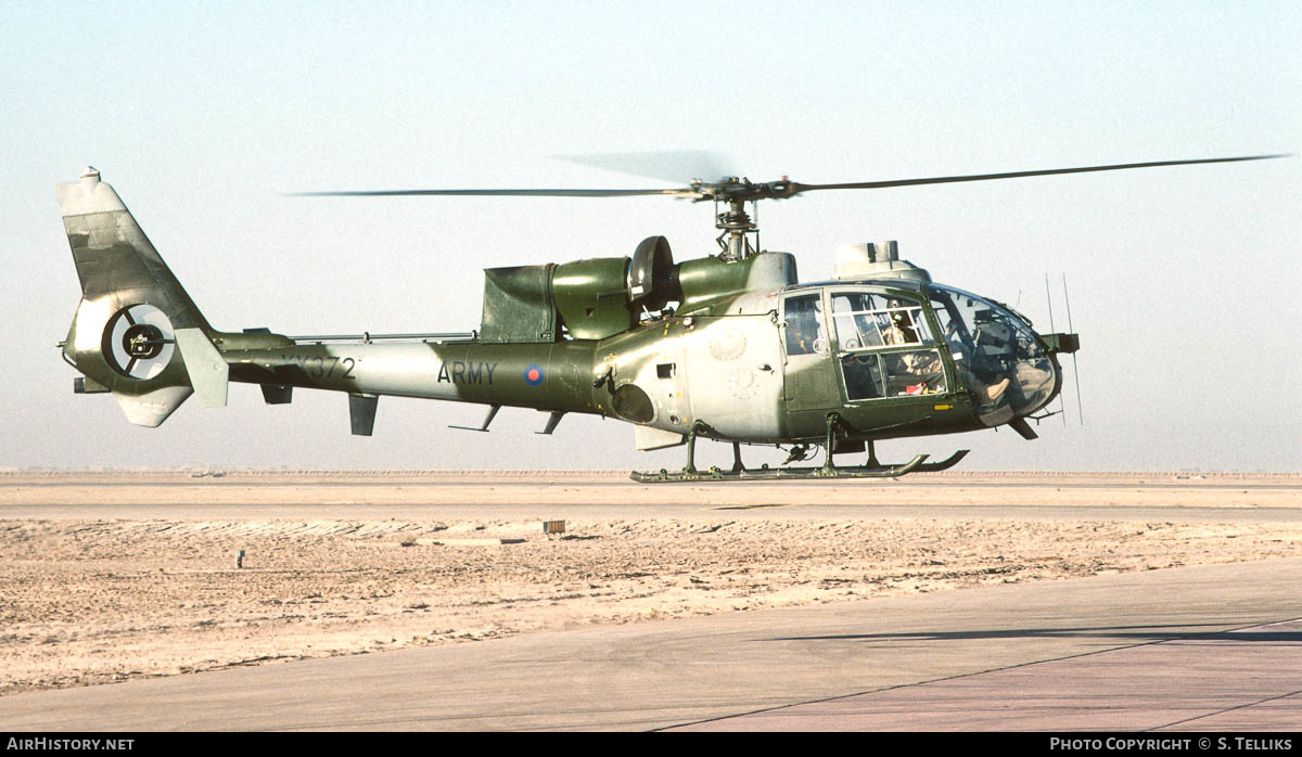 Aircraft Photo of XX372 | Aerospatiale SA-341B Gazelle AH1 | UK - Army | AirHistory.net #368004