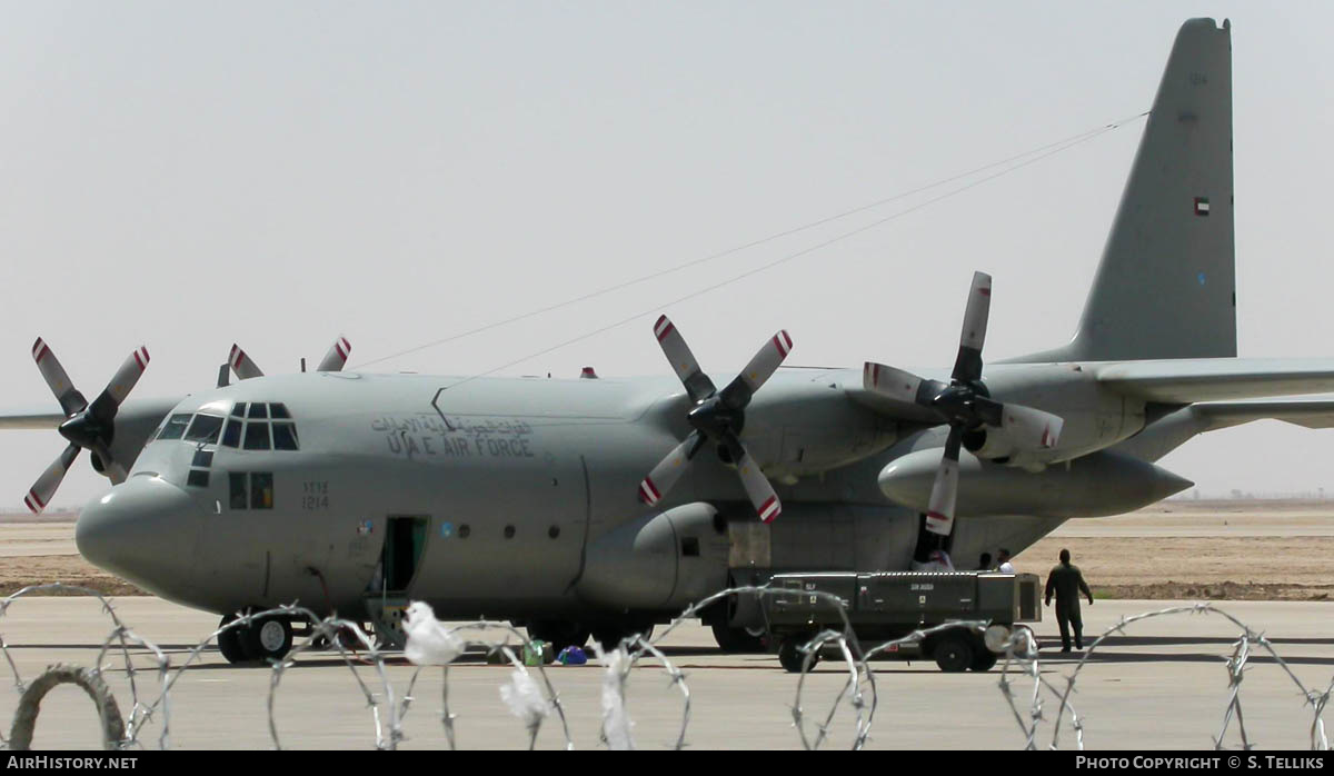 Aircraft Photo of 1214 / ۱۲۱٤ | Lockheed C-130H Hercules | United Arab Emirates - Air Force | AirHistory.net #368005