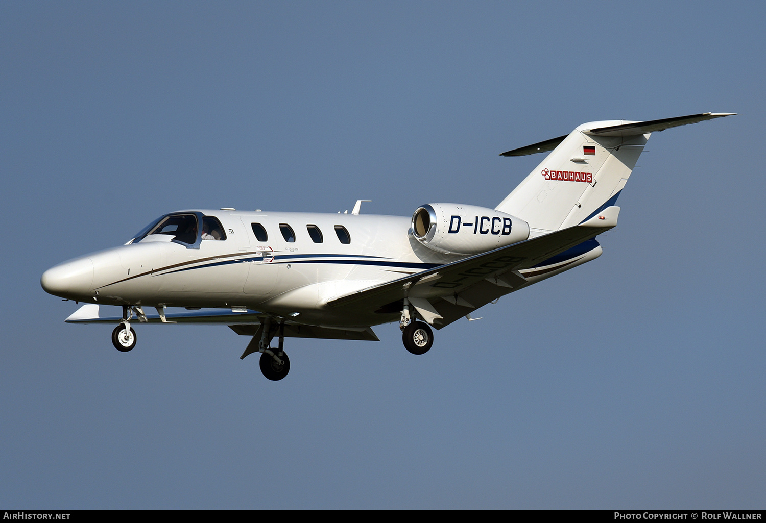 Aircraft Photo of D-ICCB | Cessna 525 CitationJet M2 | Bauhaus | AirHistory.net #368052
