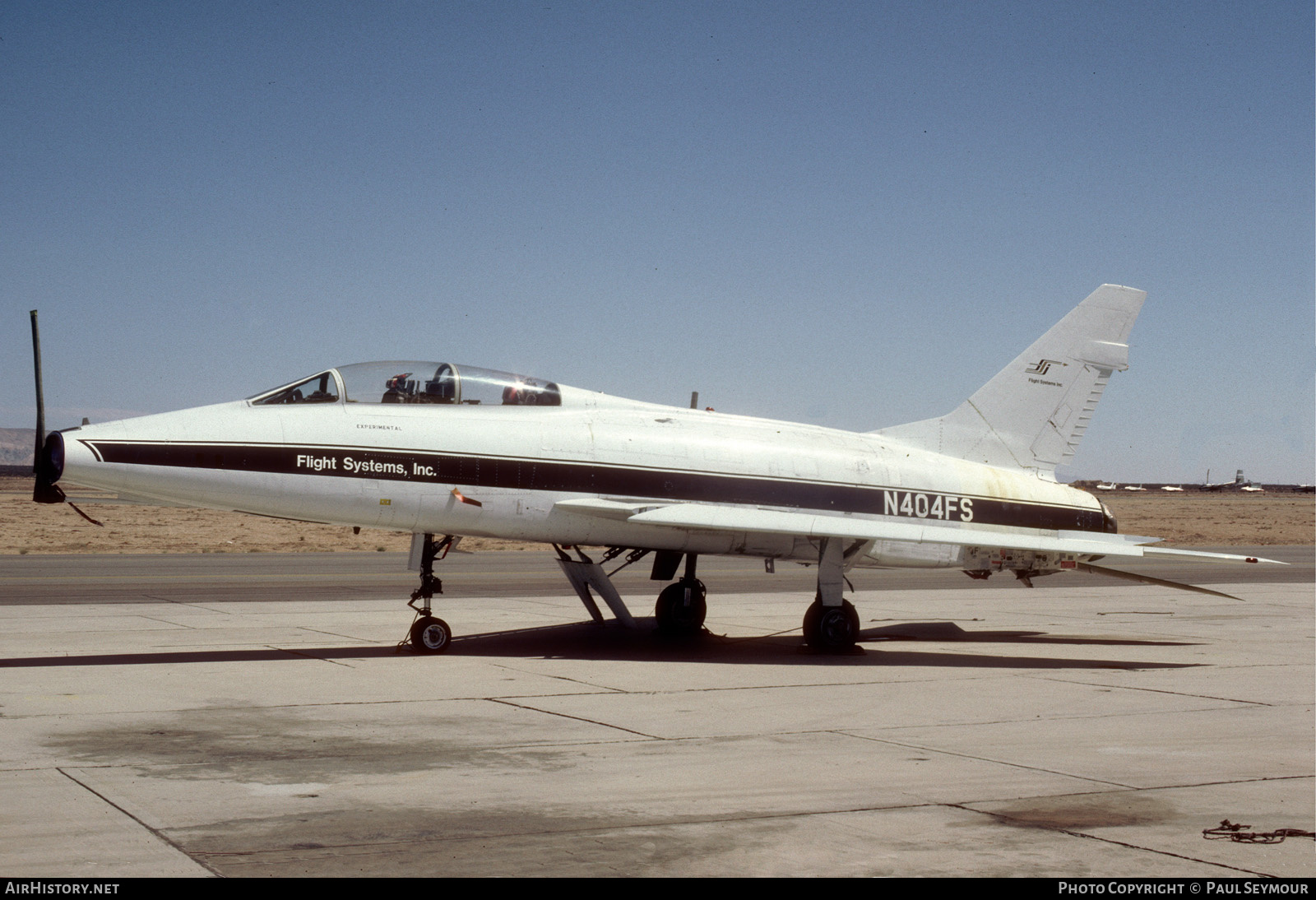 Aircraft Photo of N404FS | North American F-100F Super Sabre | Flight Systems | AirHistory.net #368053