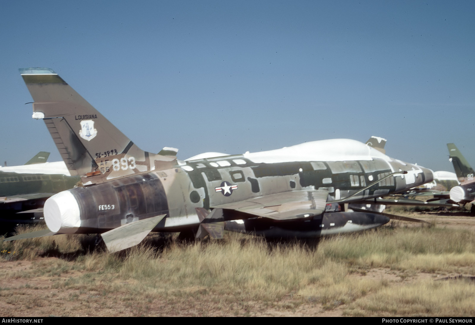 Aircraft Photo of 56-3893 / AF56-893 | North American F-100F Super Sabre | USA - Air Force | AirHistory.net #368059