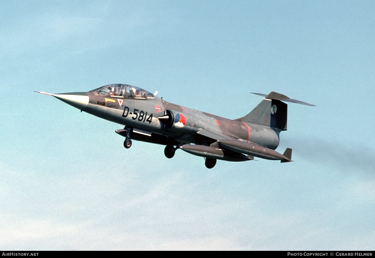 Aircraft Photo of D-5814 | Lockheed TF-104G Starfighter | Netherlands - Air Force | AirHistory.net #368067