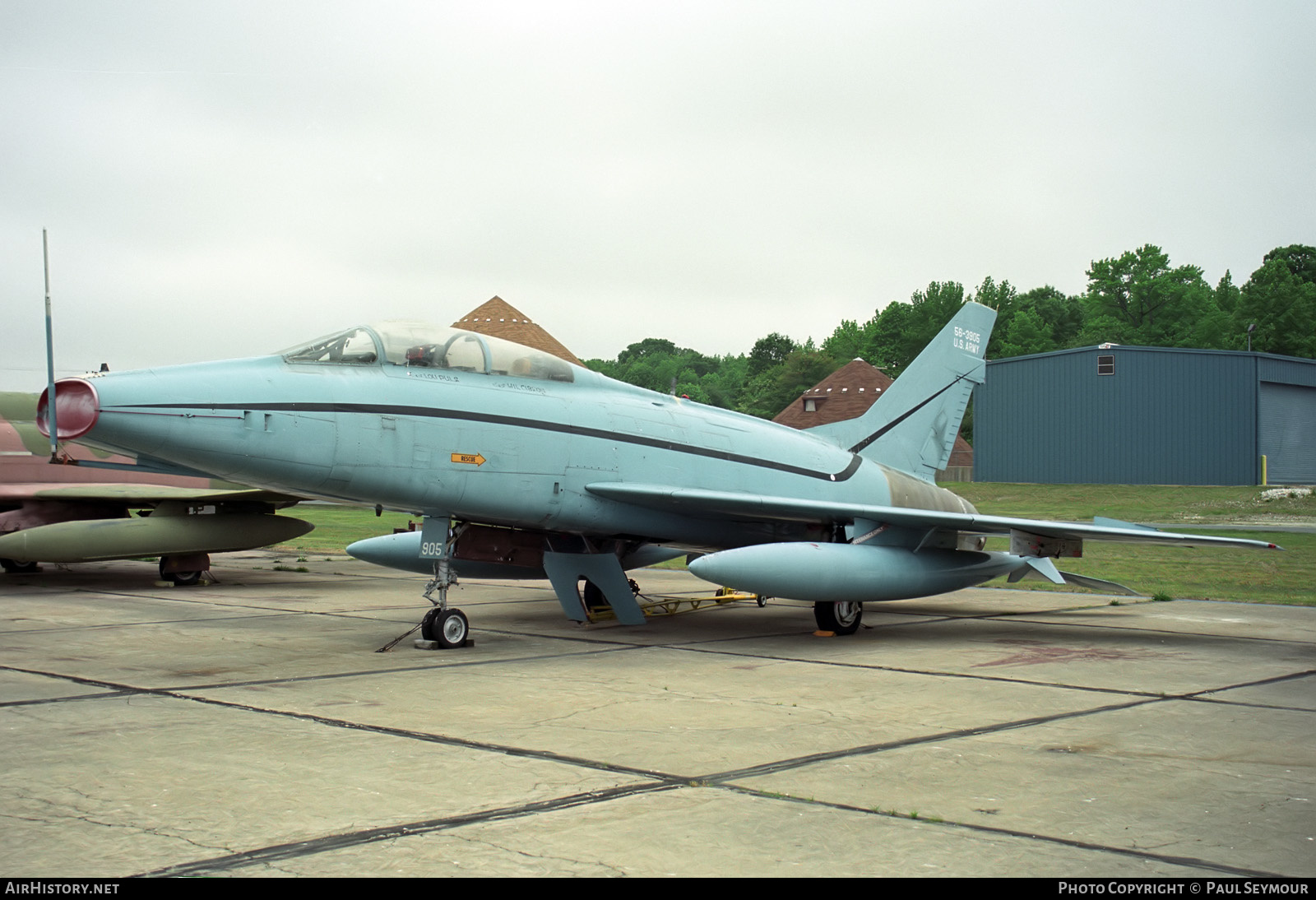 Aircraft Photo of 56-3905 | North American F-100F Super Sabre | USA - Army | AirHistory.net #368074
