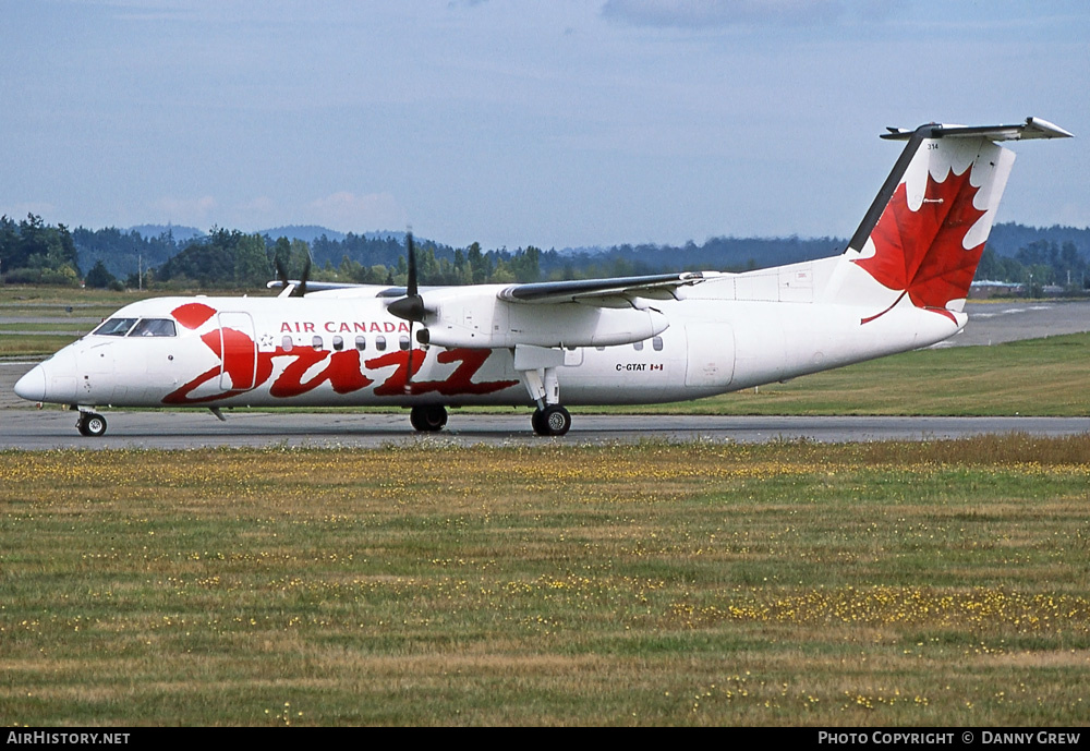 Aircraft Photo of C-GTAT | De Havilland Canada DHC-8-301 Dash 8 | Air Canada Jazz | AirHistory.net #368095