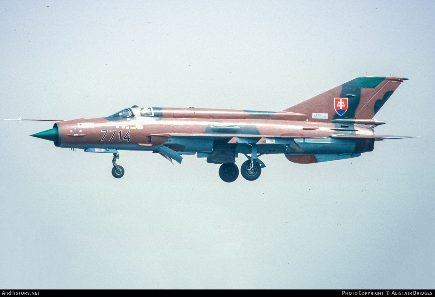 Aircraft Photo of 7714 | Mikoyan-Gurevich MiG-21MF | Slovakia - Air Force | AirHistory.net #368134