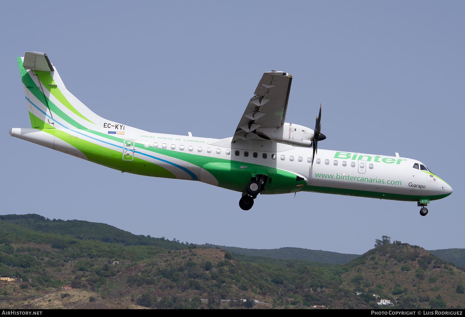 Aircraft Photo of EC-KYI | ATR ATR-72-500 (ATR-72-212A) | Binter Canarias | AirHistory.net #368140