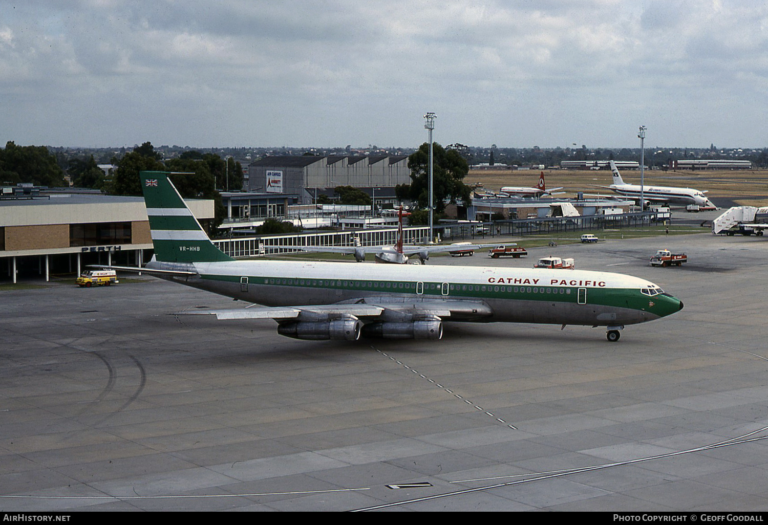 Aircraft Photo of VR-HHB | Boeing 707-351C | Cathay Pacific Airways | AirHistory.net #368153