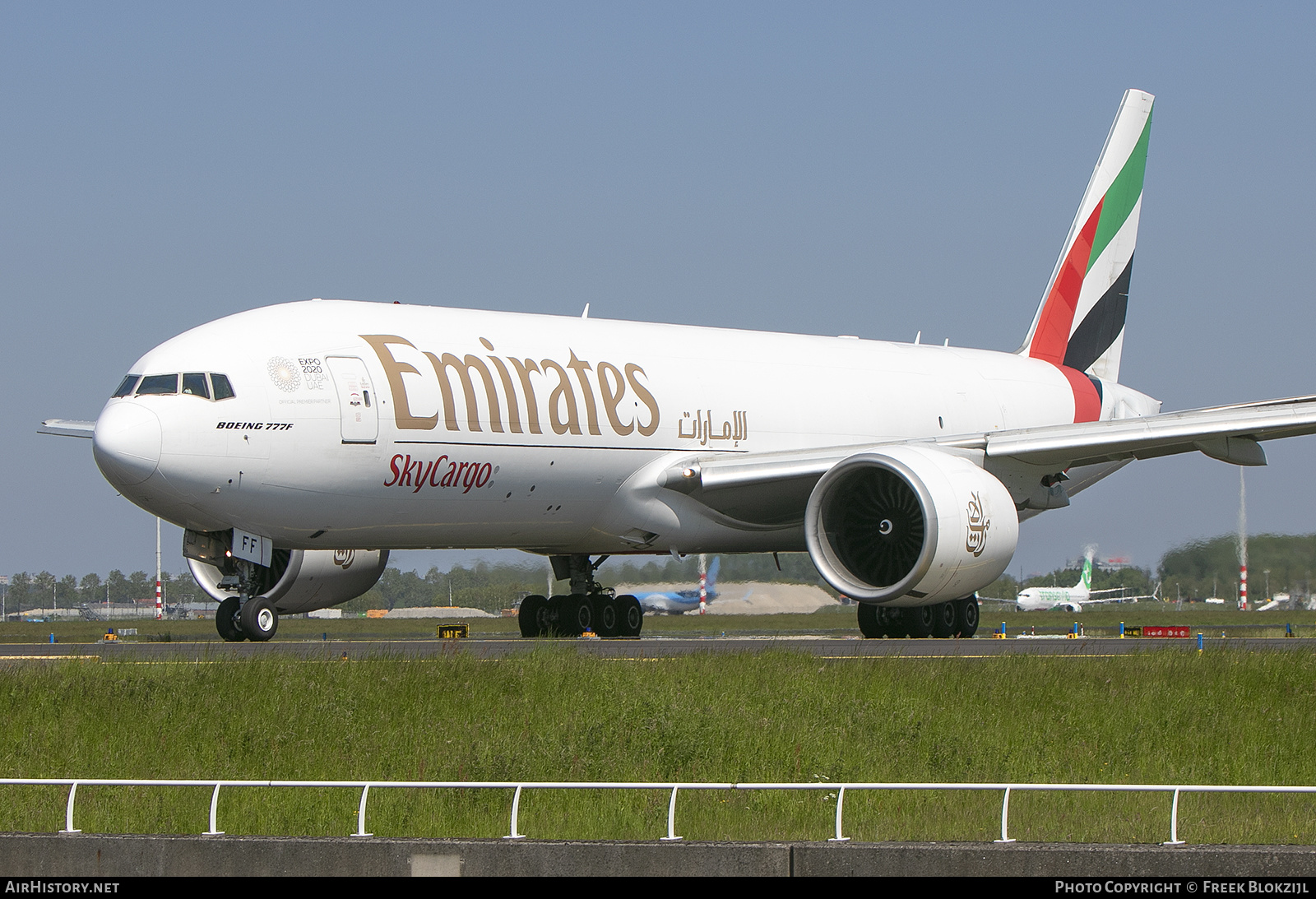 Aircraft Photo of A6-EFF | Boeing 777-F1H | Emirates SkyCargo | AirHistory.net #368202