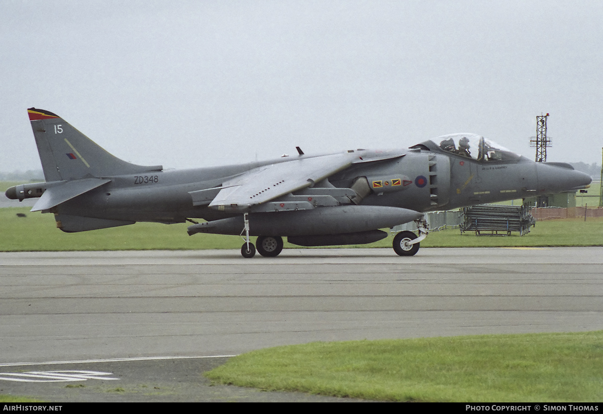 Aircraft Photo of ZD348 | British Aerospace Harrier GR7 | UK - Air Force | AirHistory.net #368209