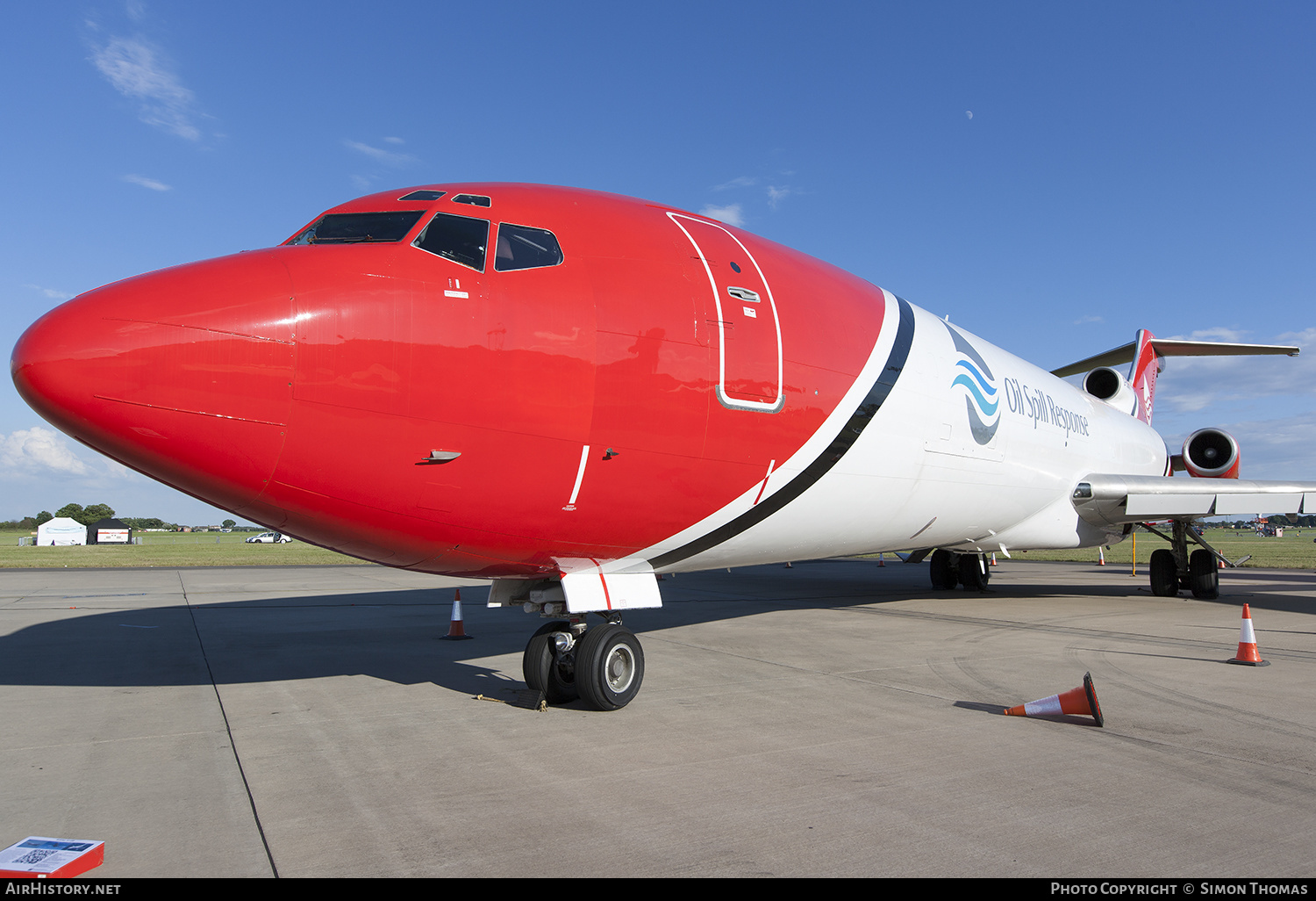 Aircraft Photo of G-OSRA | Boeing 727-2S2F/Adv(RE) Super 27 | Oil Spill Response | AirHistory.net #368210