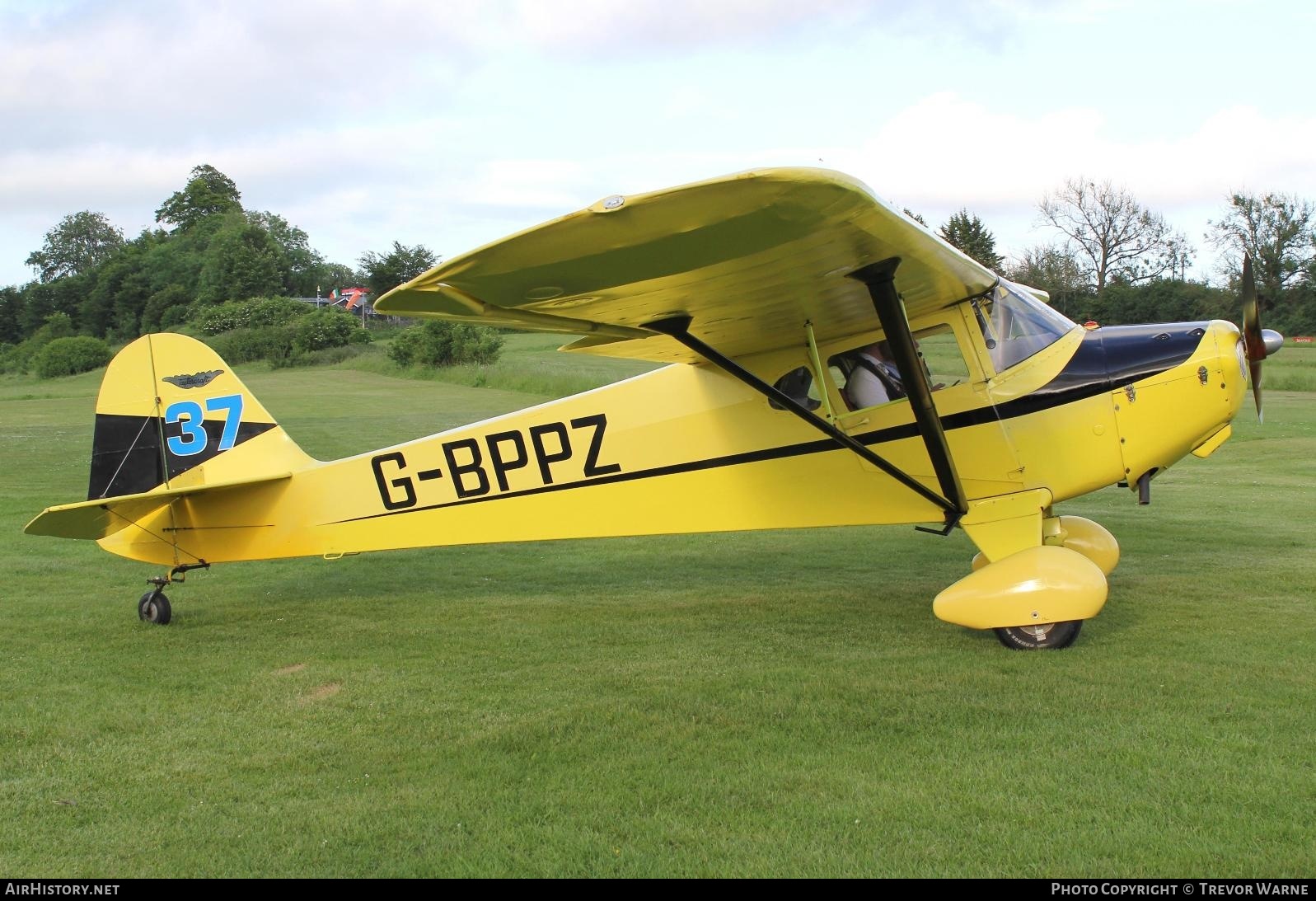 Aircraft Photo of G-BPPZ | Taylorcraft BC-12D Twosome | AirHistory.net #368232