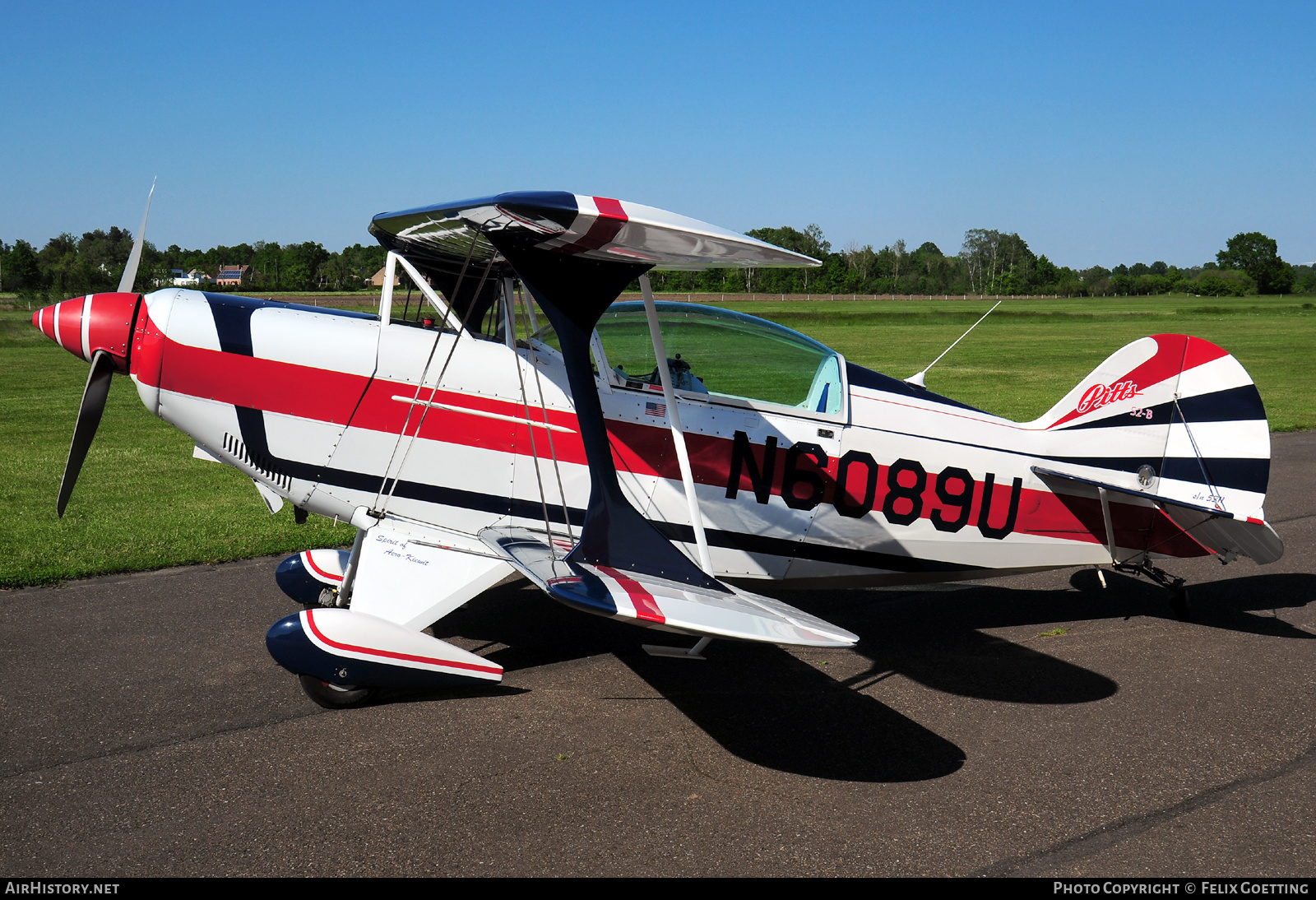 Aircraft Photo of N6089U | Aviat Pitts S-2B Special | AirHistory.net #368241