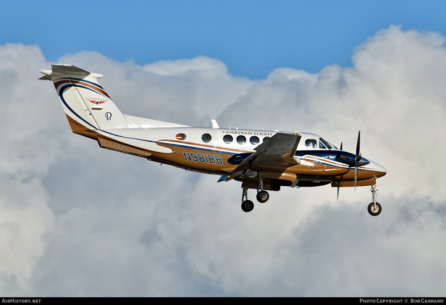 Aircraft Photo of N981BB | Raytheon B200 King Air | Guardian Flight | AirHistory.net #368281