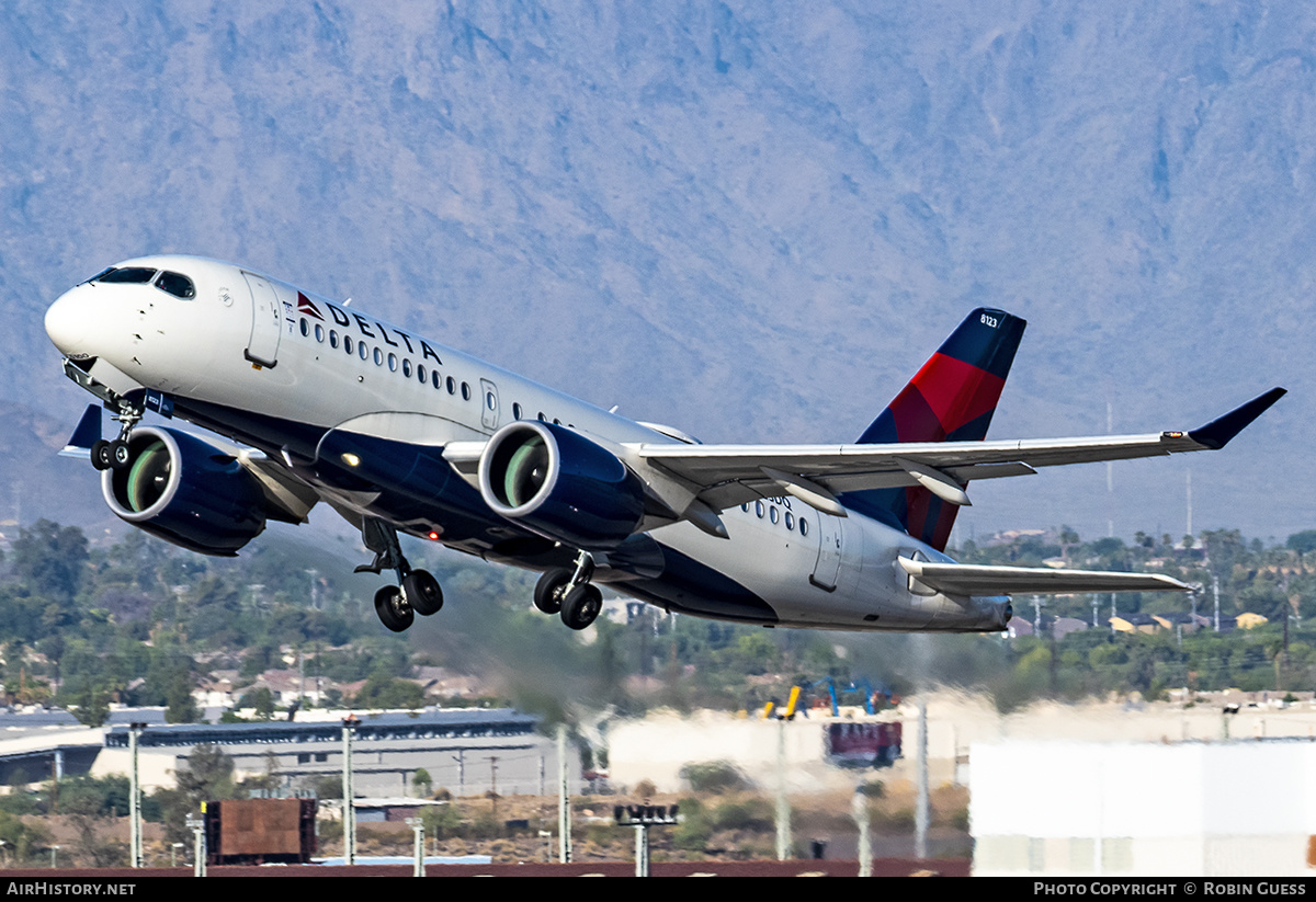 Aircraft Photo of N123DQ | Airbus A220-171 (BD-500-1A10) | Delta Air Lines | AirHistory.net #368290