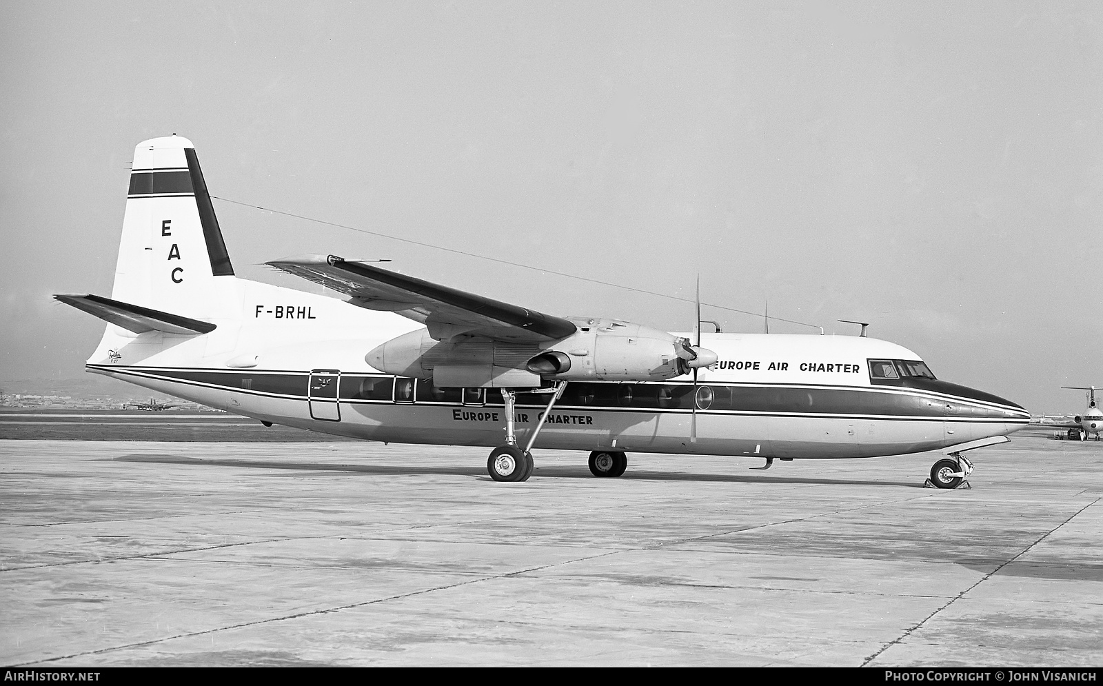 Aircraft Photo of F-BRHL | Fokker F27-200 Friendship | Europe Air Charter - EAC | AirHistory.net #368300