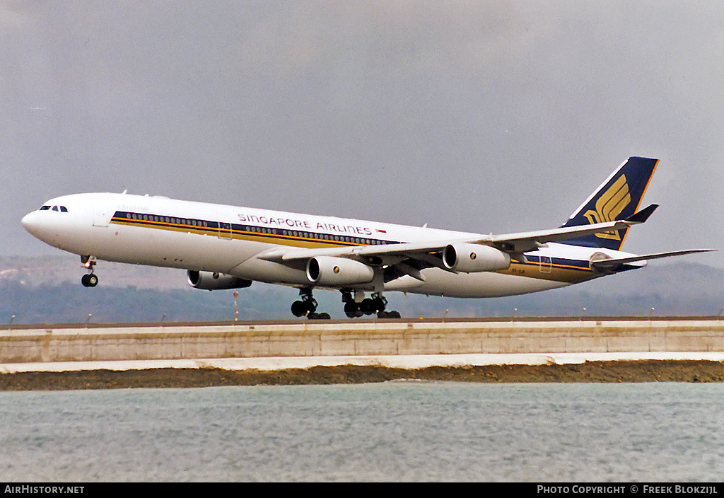 Aircraft Photo of 9V-SJN | Airbus A340-313X | Singapore Airlines | AirHistory.net #368317