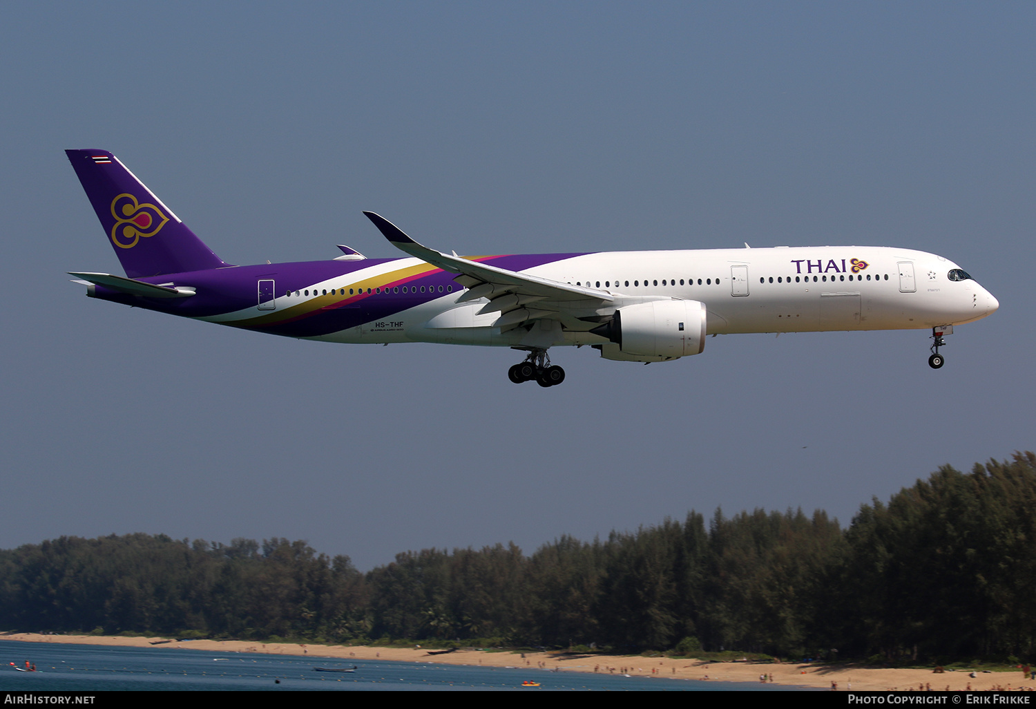 Aircraft Photo of HS-THF | Airbus A350-941 | Thai Airways International | AirHistory.net #368322