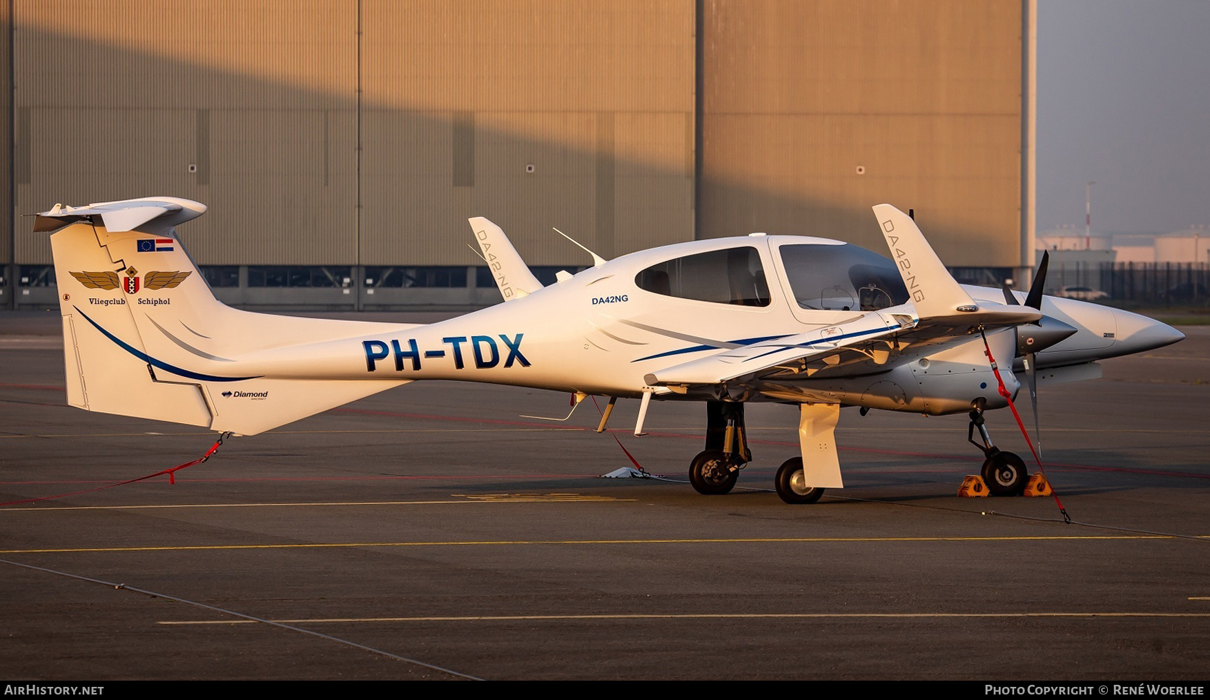 Aircraft Photo of PH-TDX | Diamond DA42 NG Twin Star | Vliegclub Schiphol | AirHistory.net #368324