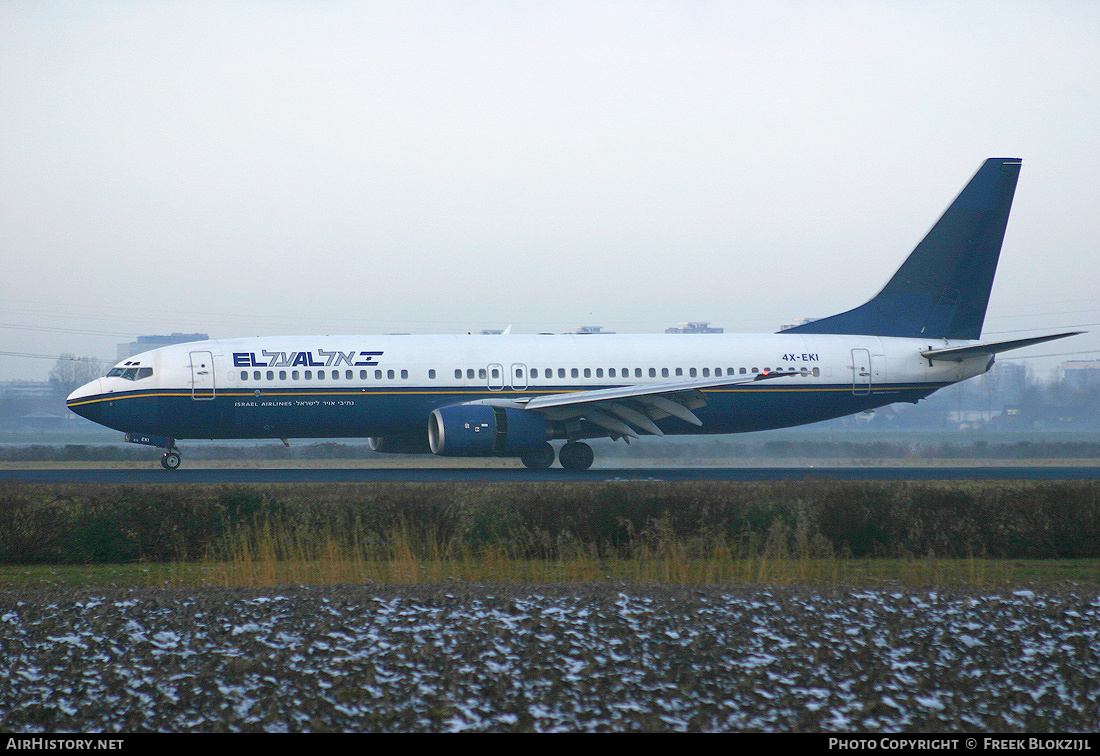 Aircraft Photo of 4X-EKI | Boeing 737-86N | El Al Israel Airlines | AirHistory.net #368327