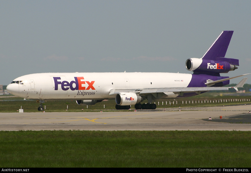 Aircraft Photo of N605FE | McDonnell Douglas MD-11F | FedEx Express | AirHistory.net #368330