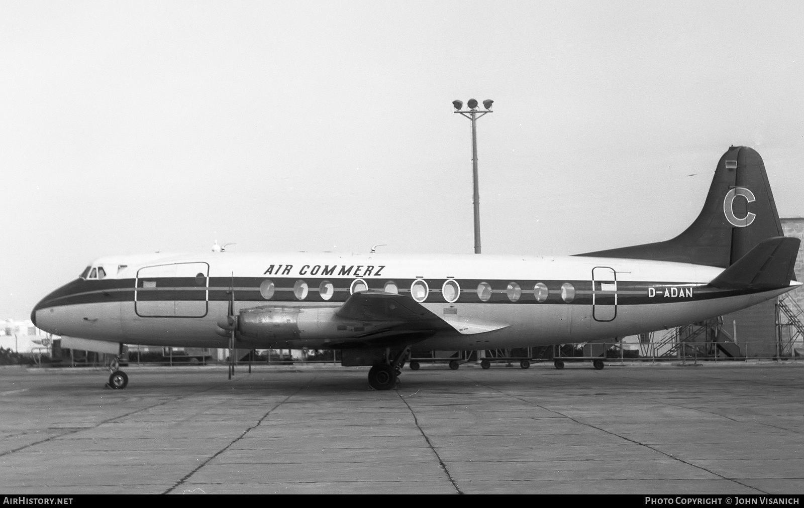 Aircraft Photo of D-ADAN | Vickers 808 Viscount | Air Commerz | AirHistory.net #368334