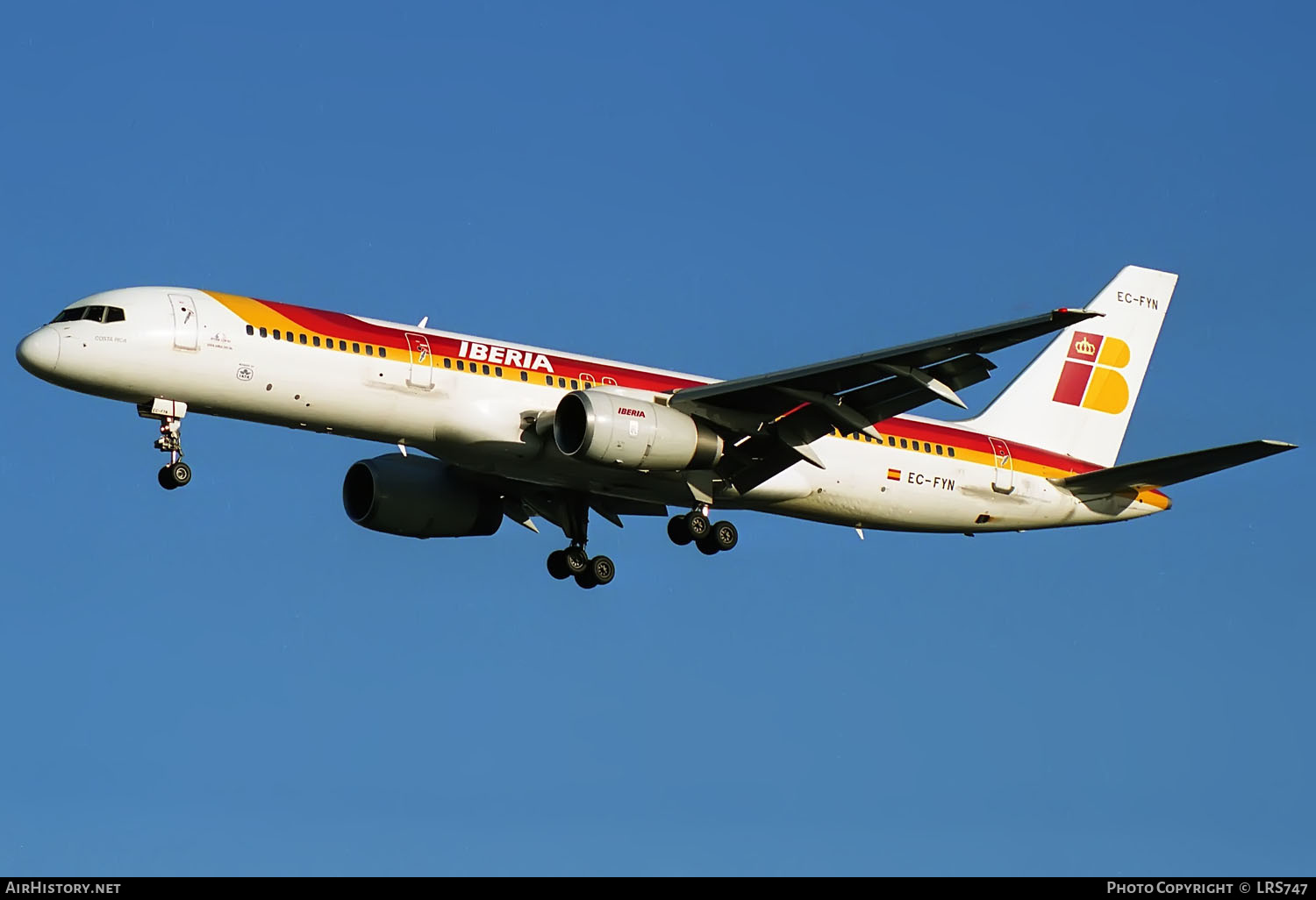 Aircraft Photo of EC-FYN | Boeing 757-256 | Iberia | AirHistory.net #368338