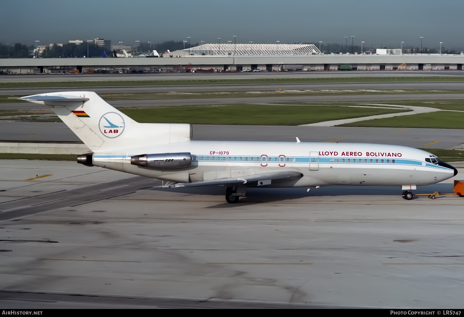 Aircraft Photo of CP-1070 | Boeing 727-171C | Lloyd Aereo Boliviano - LAB | AirHistory.net #368366