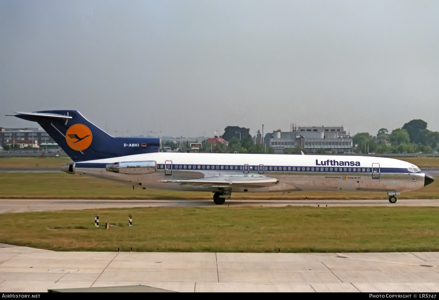 Aircraft Photo of D-ABHI | Boeing 727-230/Adv | Lufthansa | AirHistory.net #368368