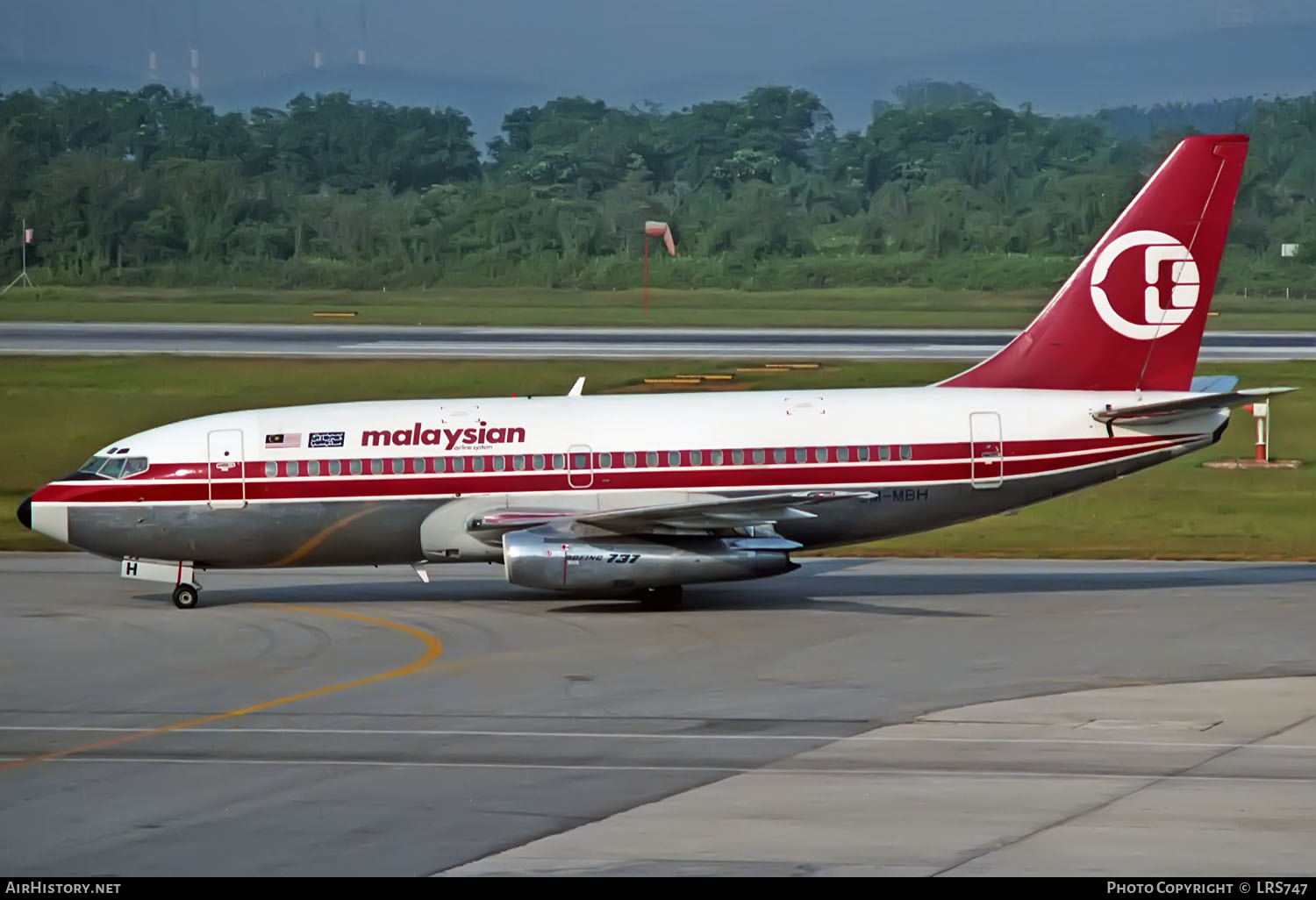 Aircraft Photo of 9M-MBH | Boeing 737-2H6/Adv | Malaysian Airline System - MAS | AirHistory.net #368373