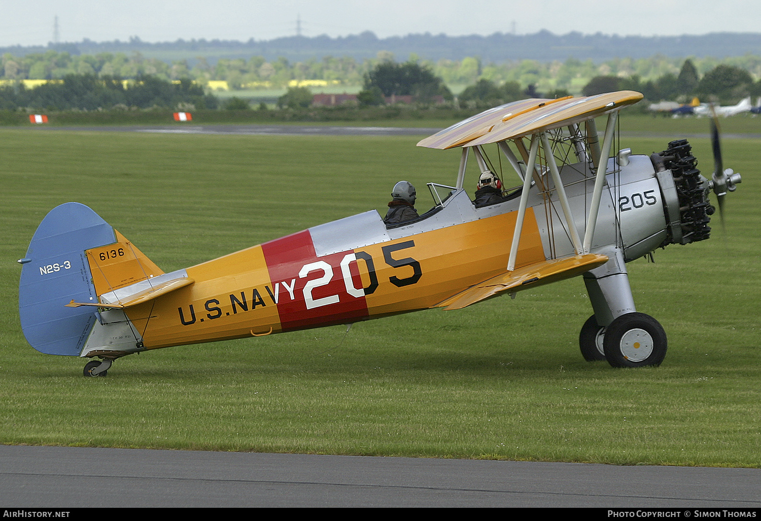 Aircraft Photo of G-BRUJ / 6136 | Boeing N2S-3 Kaydet (B75N1) | USA - Navy | AirHistory.net #368401