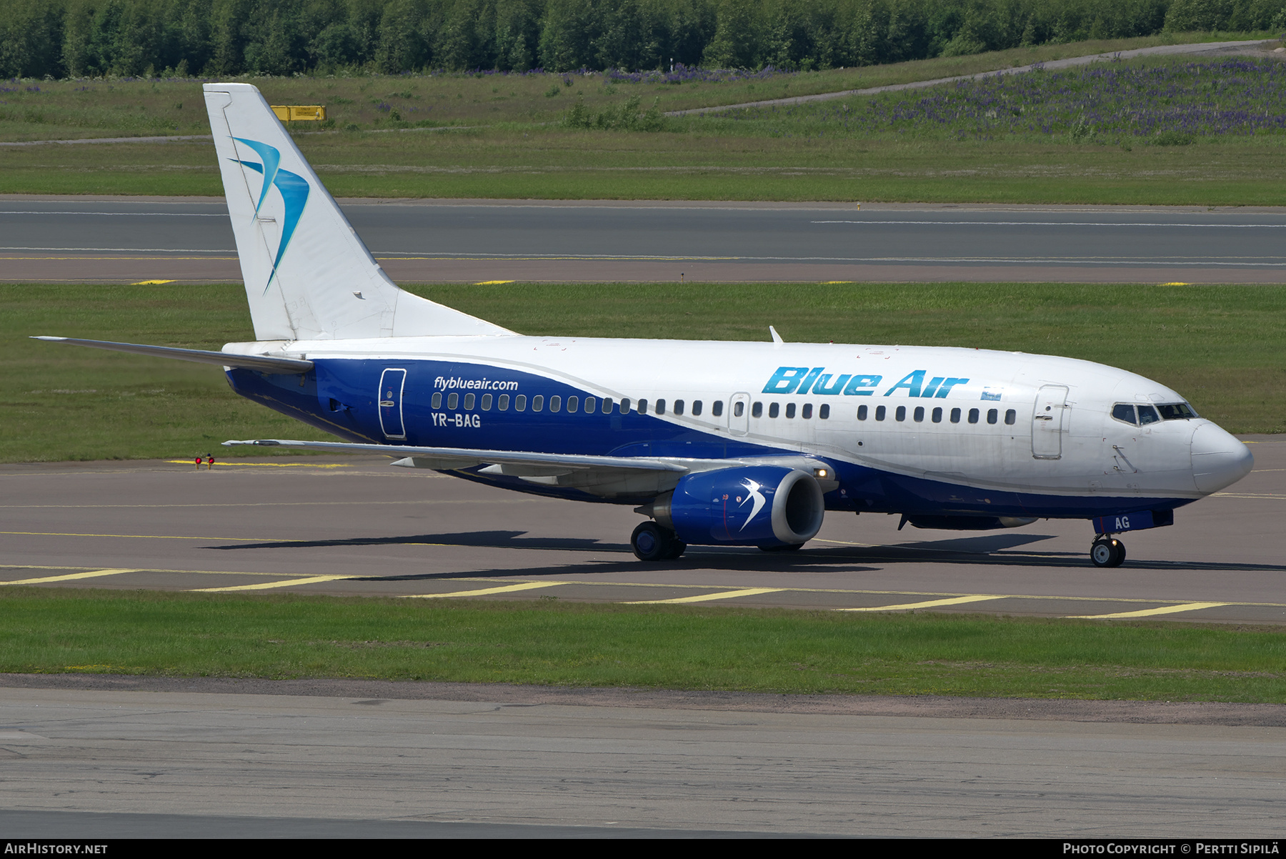 Aircraft Photo of YR-BAG | Boeing 737-5L9 | Blue Air | AirHistory.net #368412