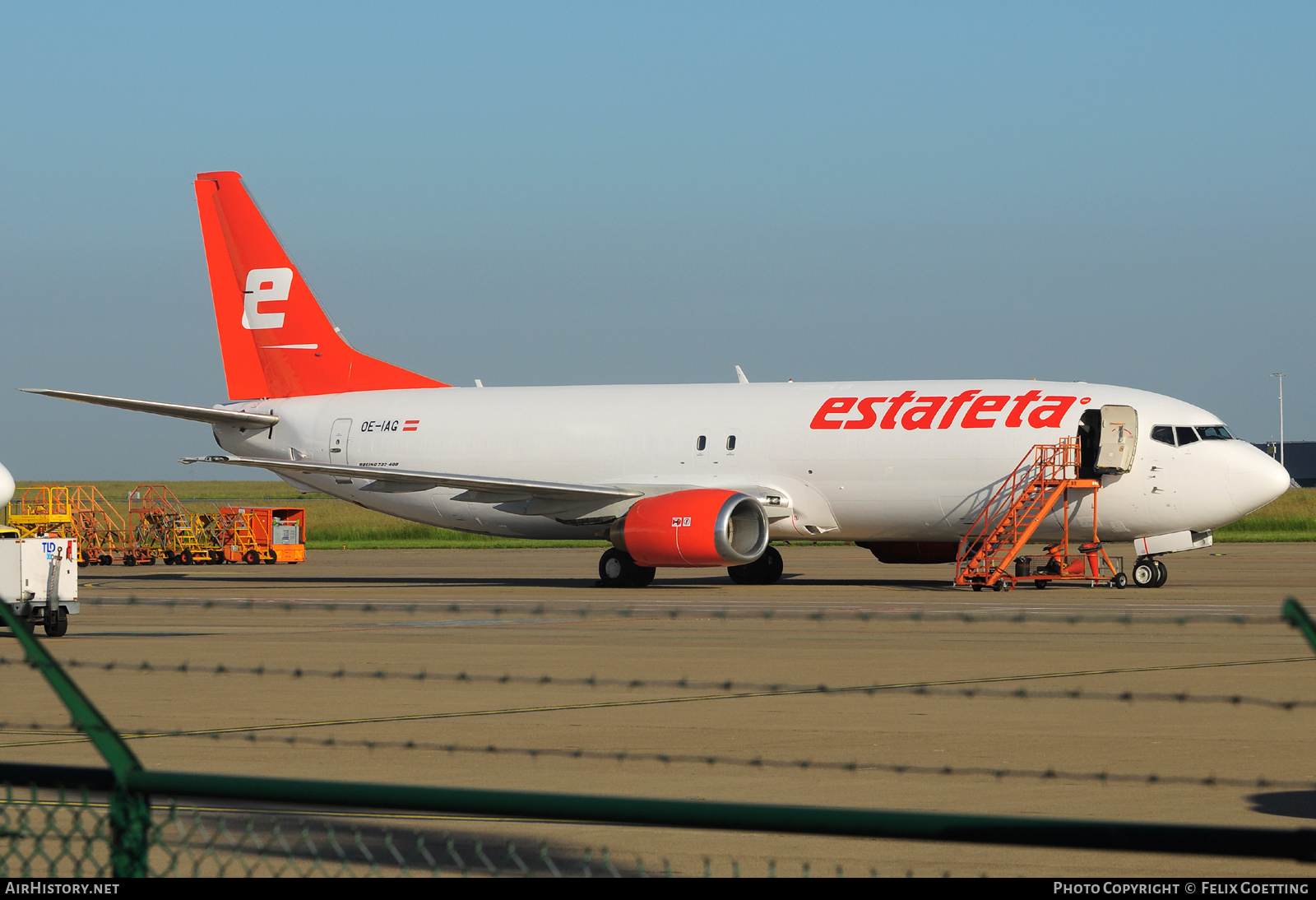 Aircraft Photo of OE-IAG | Boeing 737-408(SF) | Estafeta Carga Aerea | AirHistory.net #368414