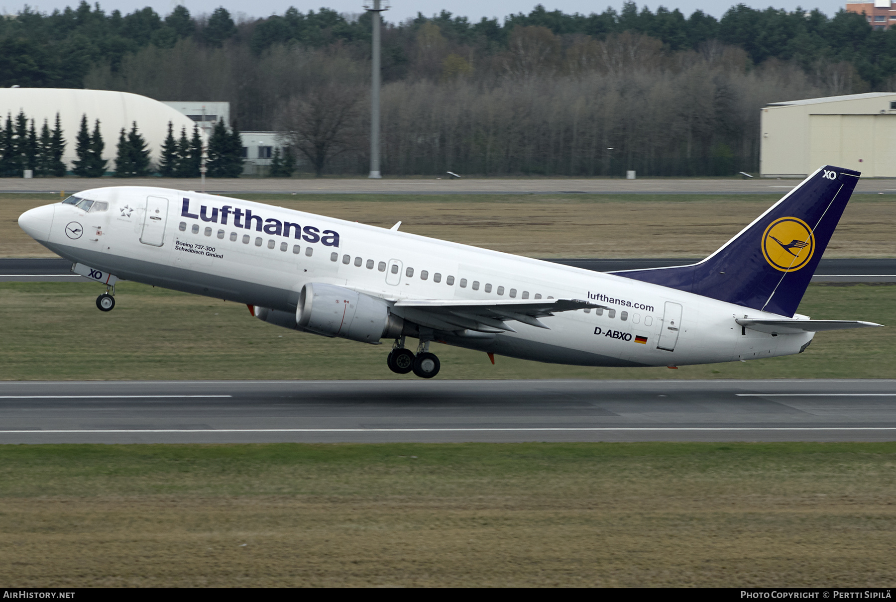 Aircraft Photo of D-ABXO | Boeing 737-330 | Lufthansa | AirHistory.net #368418