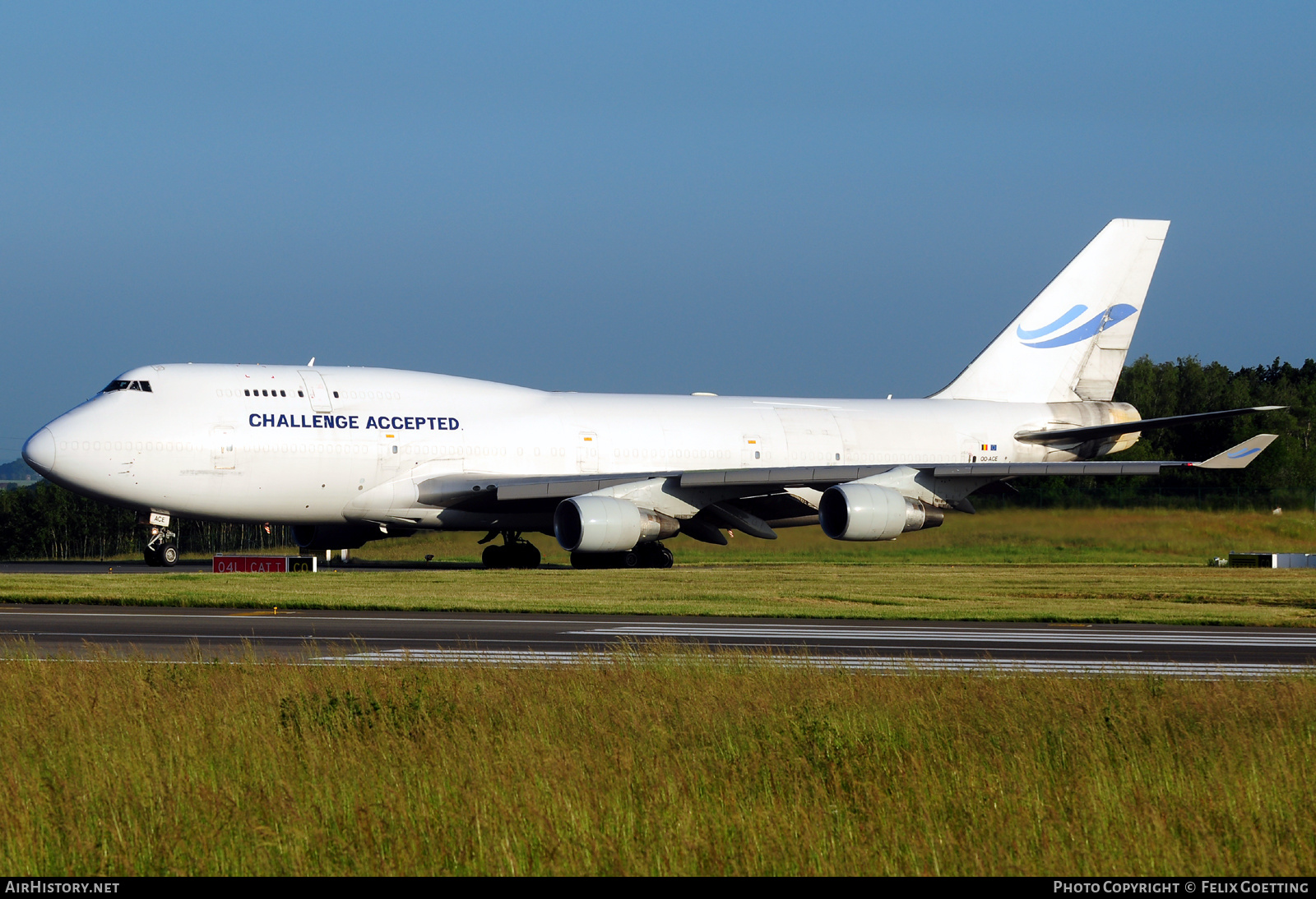 Aircraft Photo of OO-ACE | Boeing 747-412(BDSF) | Challenge Airlines | AirHistory.net #368454