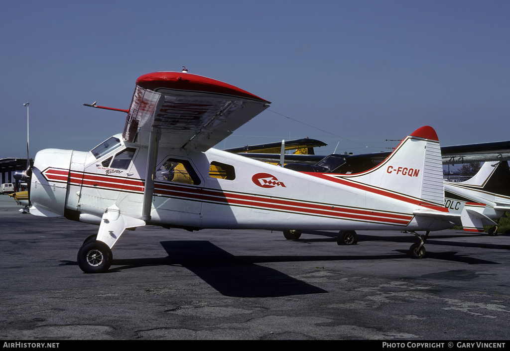 Aircraft Photo of C-FGQN | De Havilland Canada DHC-2 Beaver Mk.1 | Central Mountain Air - CMA | AirHistory.net #368457