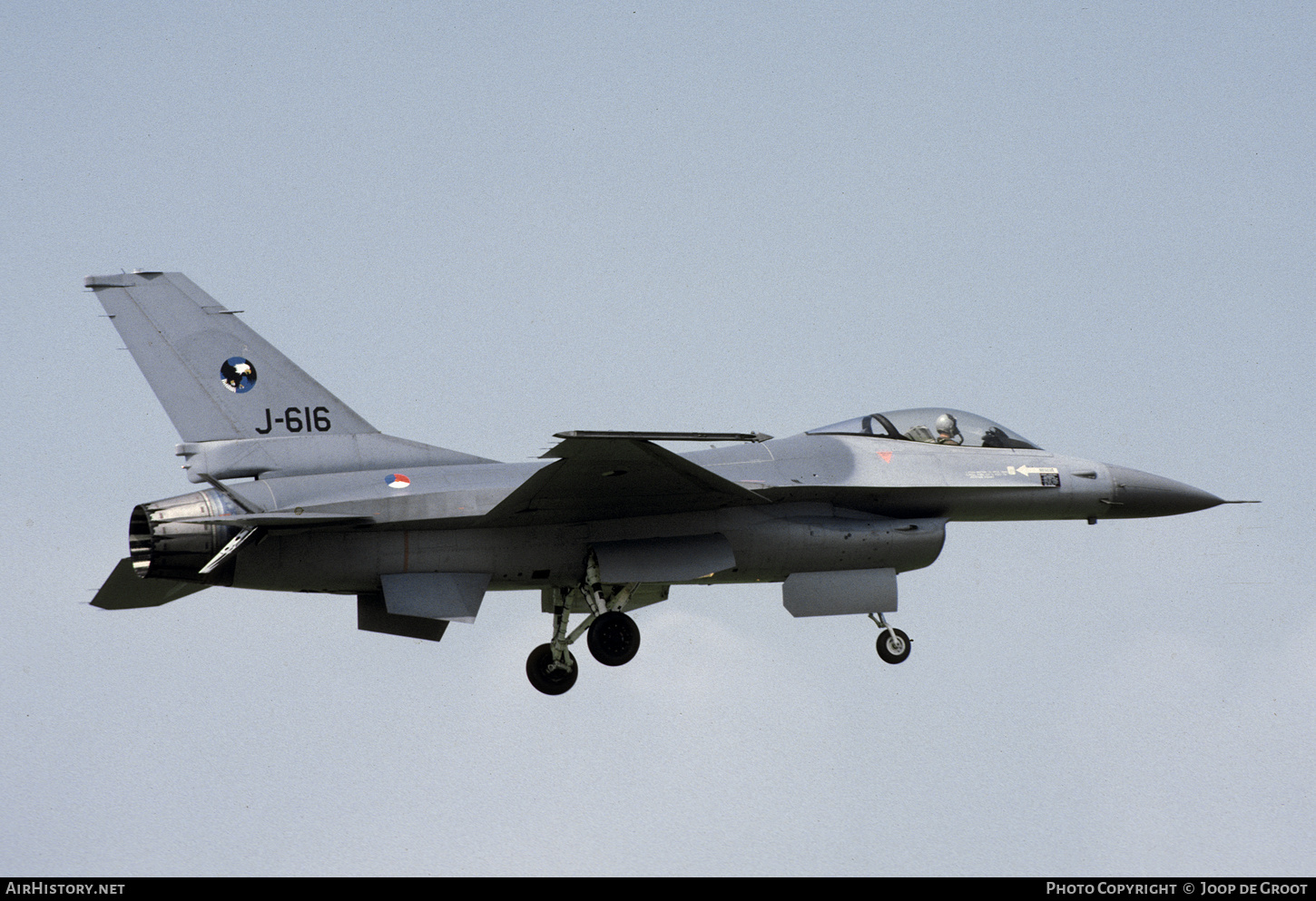 Aircraft Photo of J-616 | General Dynamics F-16A Fighting Falcon | Netherlands - Air Force | AirHistory.net #368469